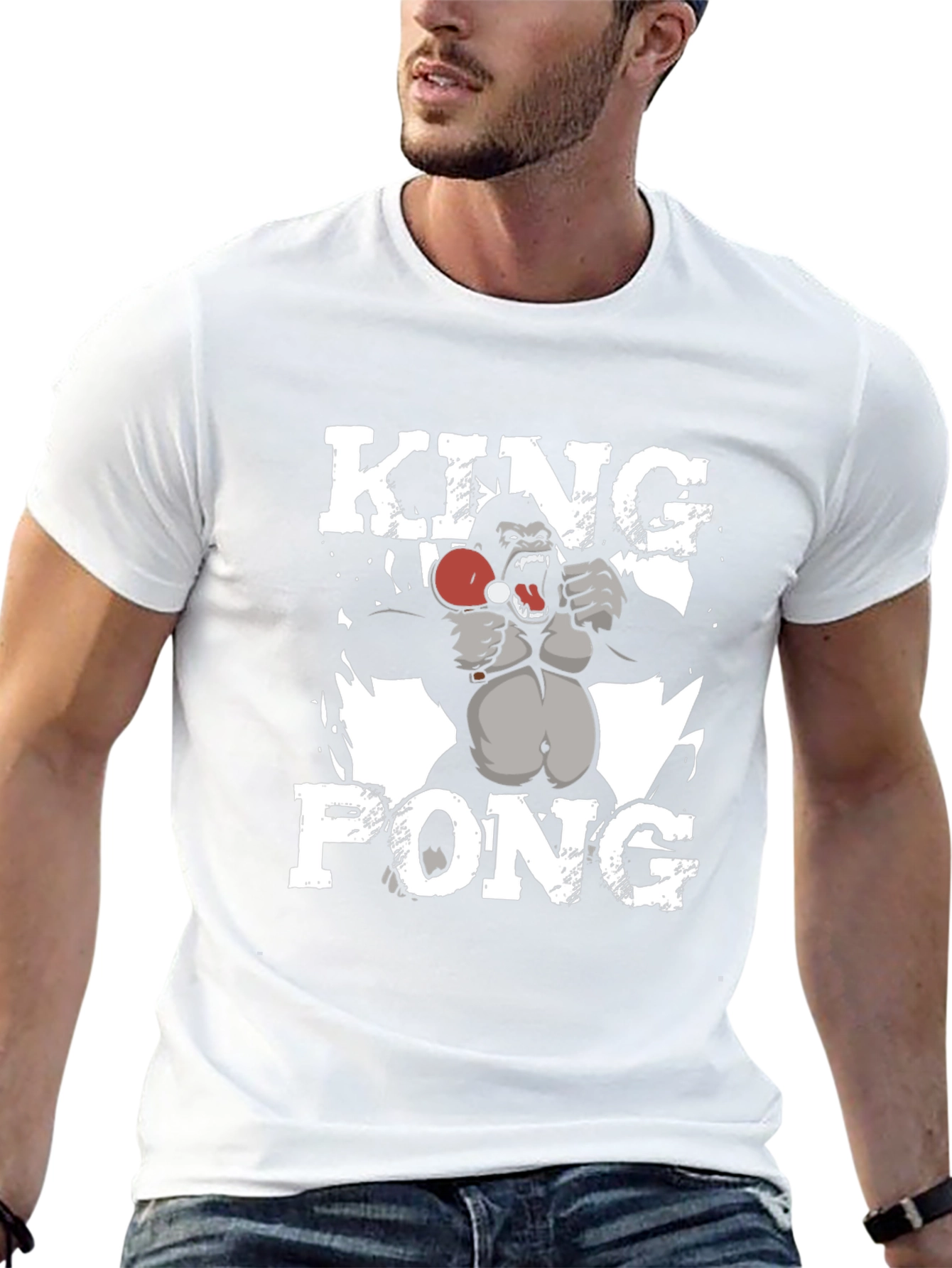 King Pong Gorilla Graphic T-Shirt