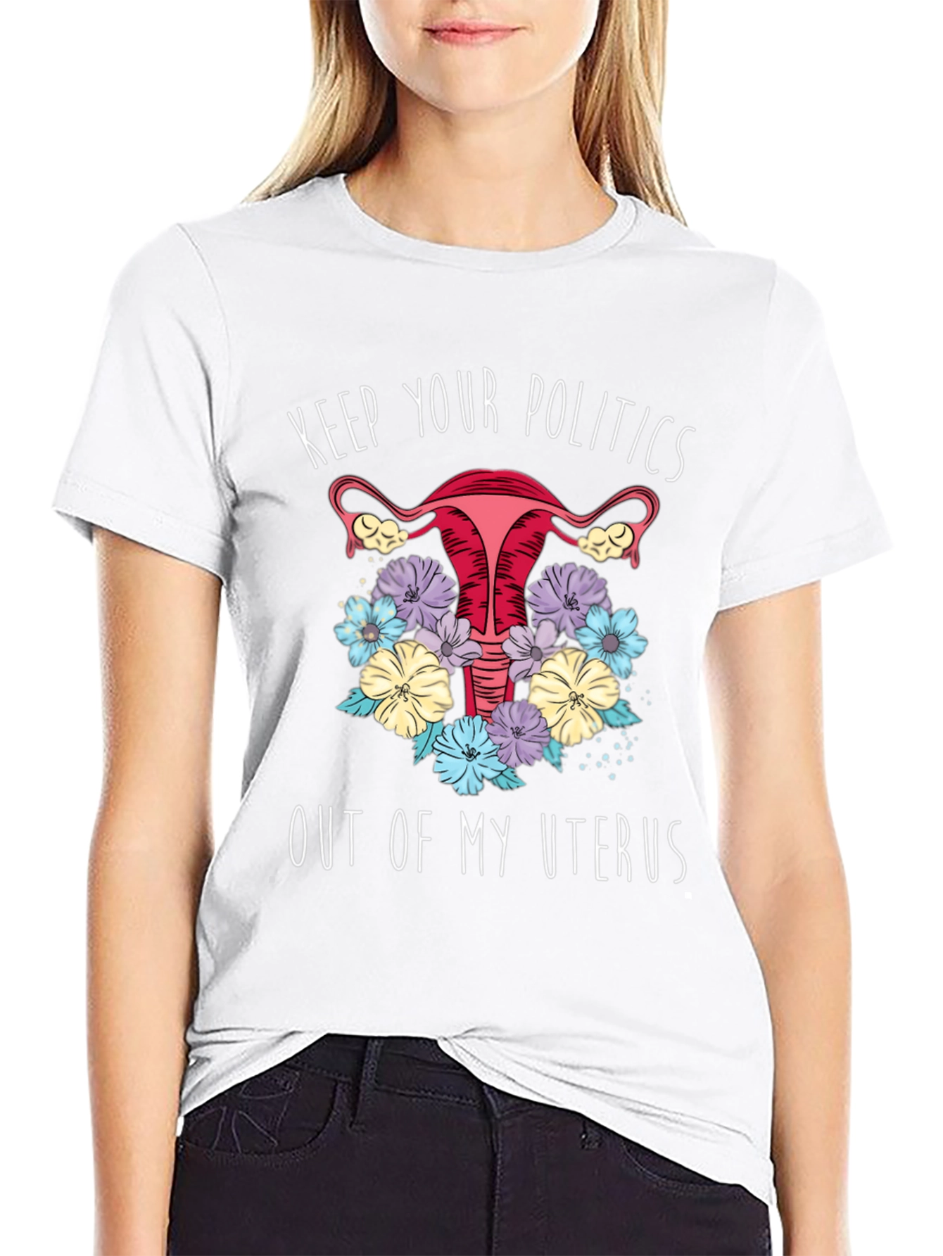 Feminist Uterus Graphic T-Shirt