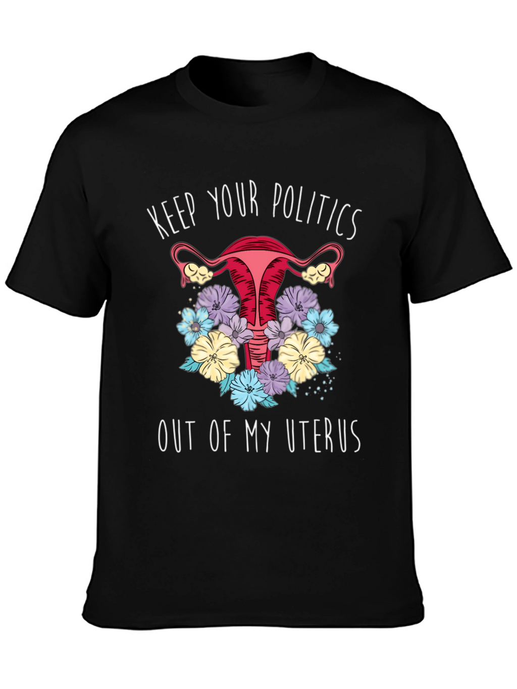 Feminist Uterus Graphic T-Shirt