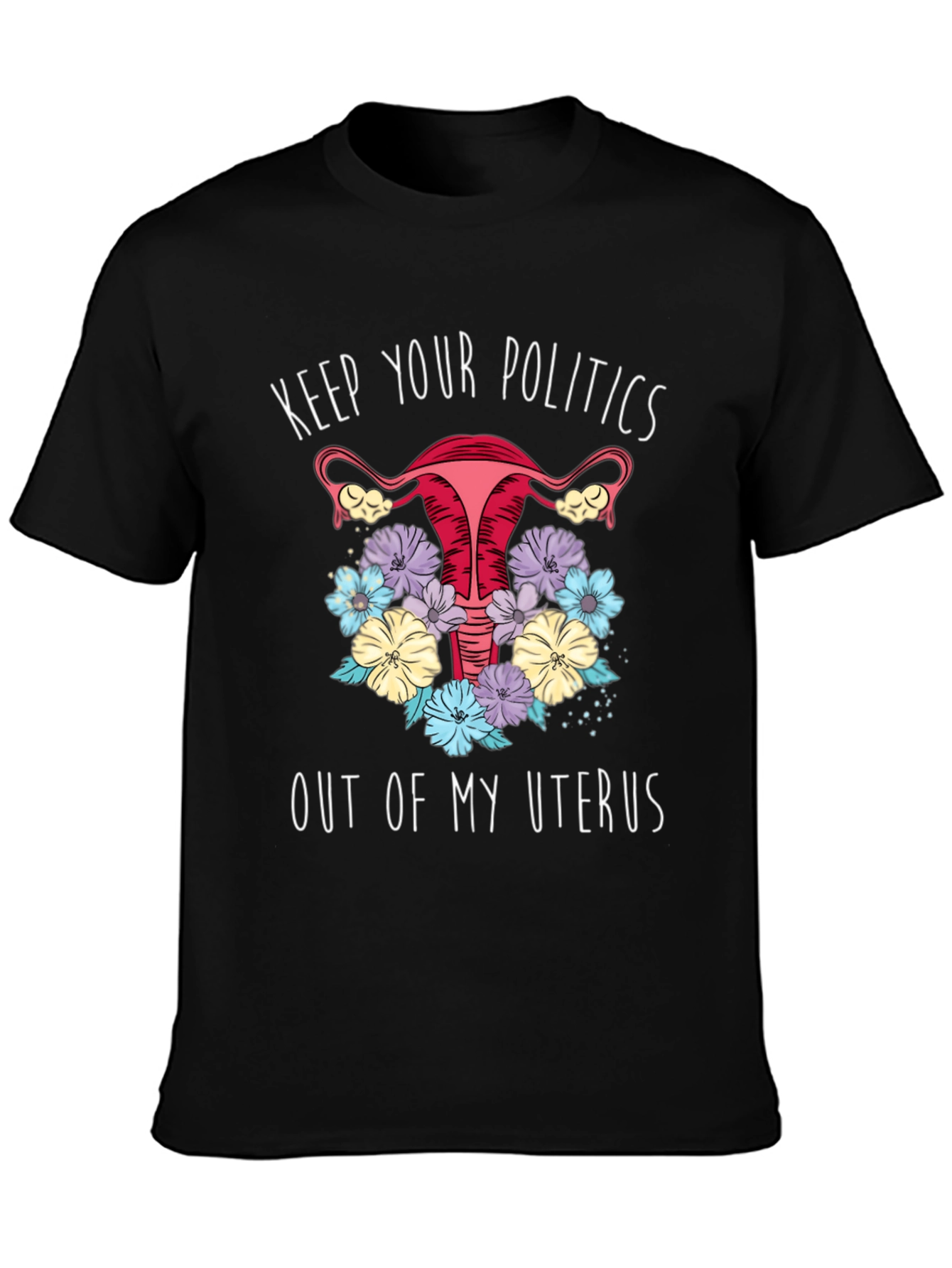 Feminist Uterus Graphic T-Shirt