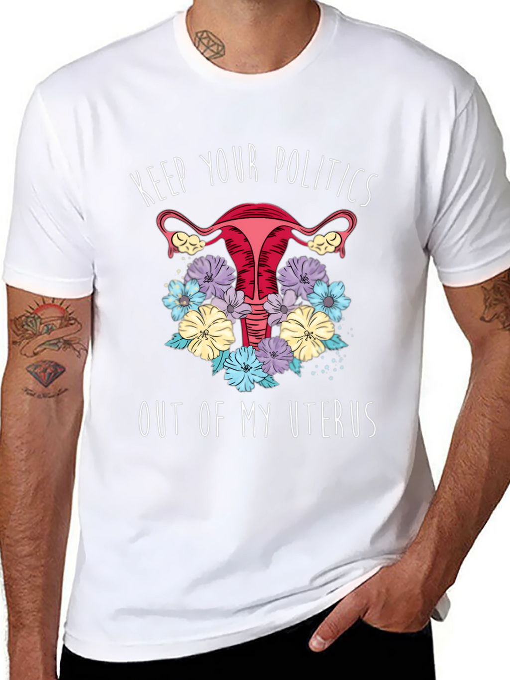 Feminist Uterus Graphic T-Shirt
