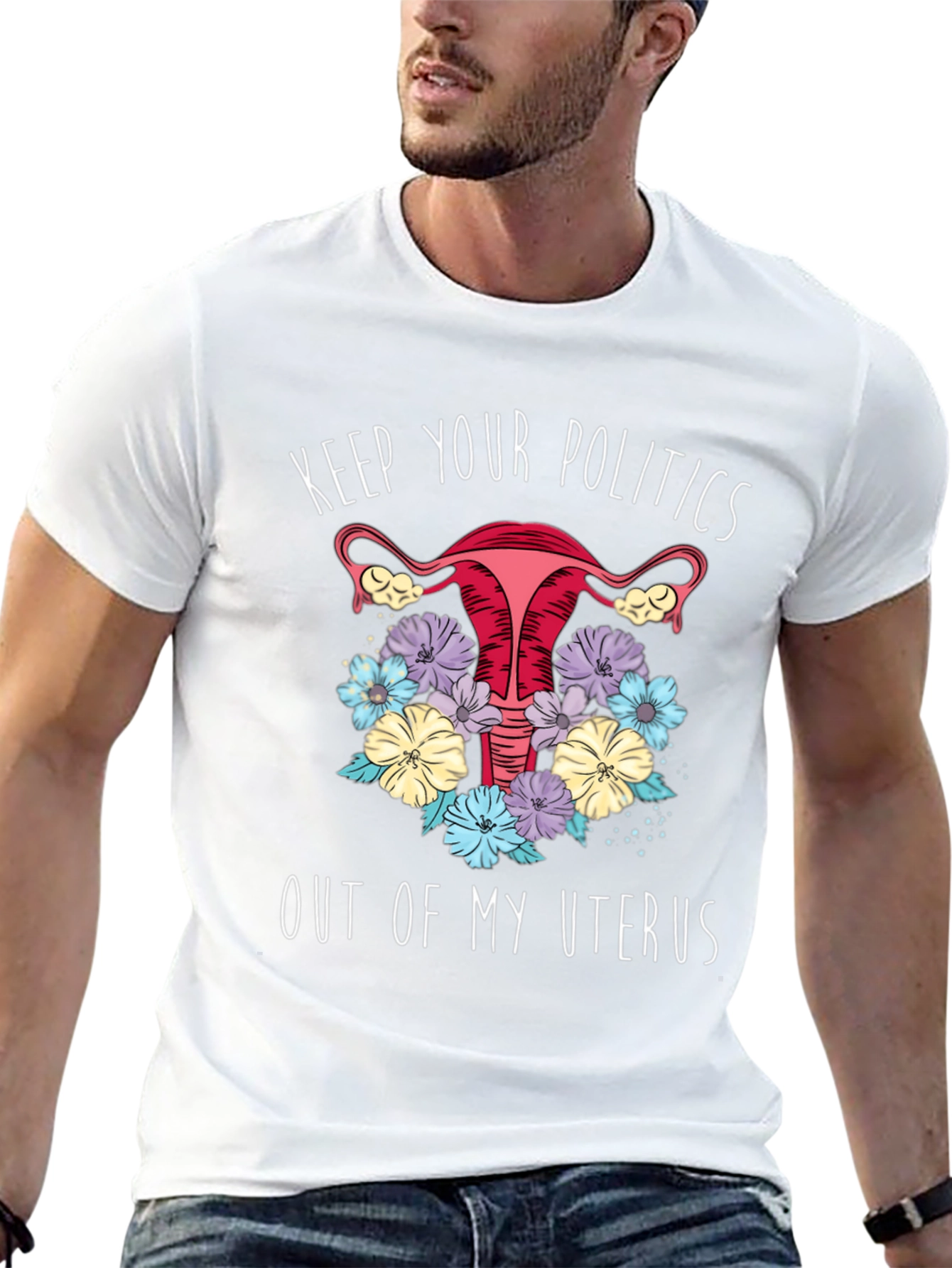 Feminist Uterus Graphic T-Shirt