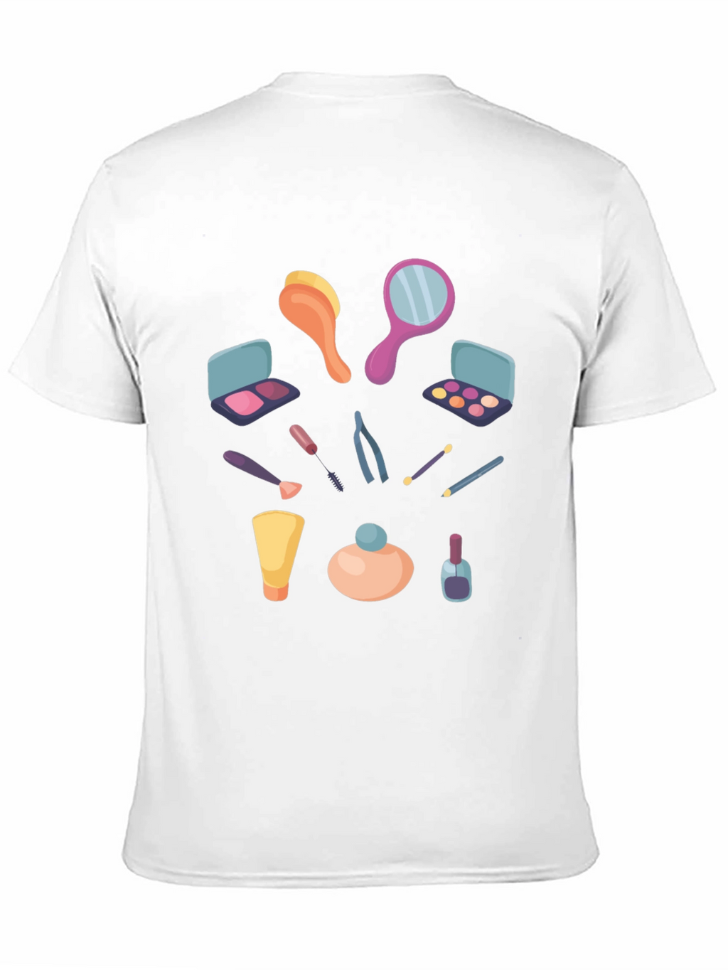 Makeup Graphic T-Shirt - Stylish Casual Tee