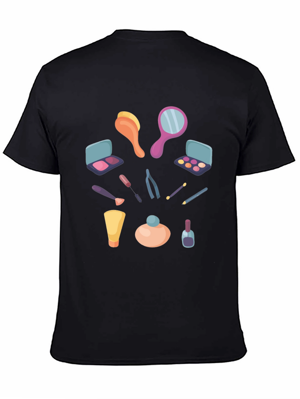 Makeup Graphic T-Shirt - Stylish Casual Tee