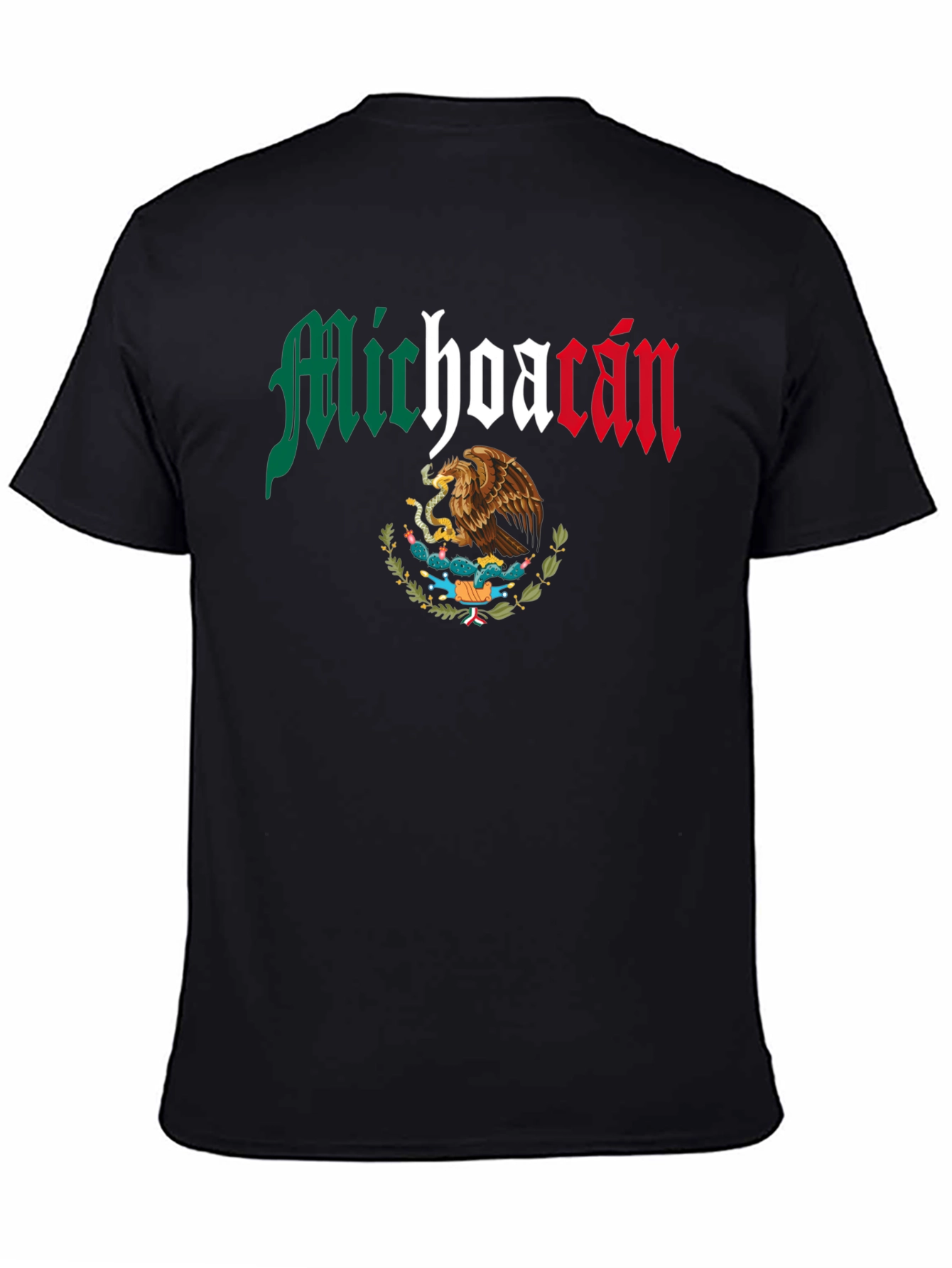 Michoacan Mexico Eagle Graphic T-Shirt