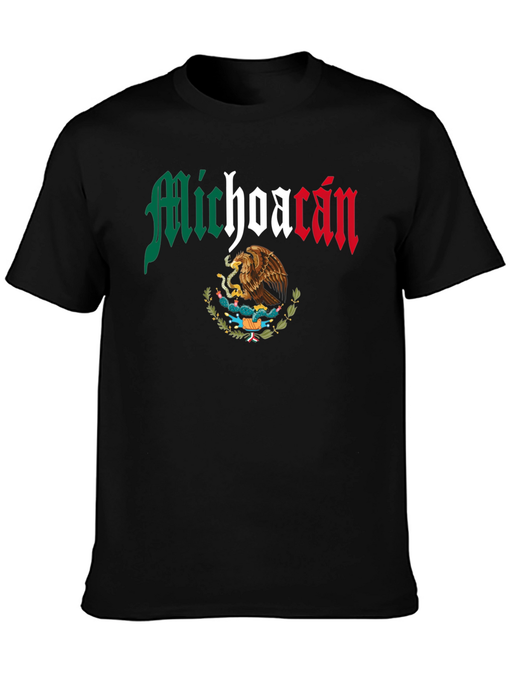 Michoacan Mexico Eagle Graphic T-Shirt
