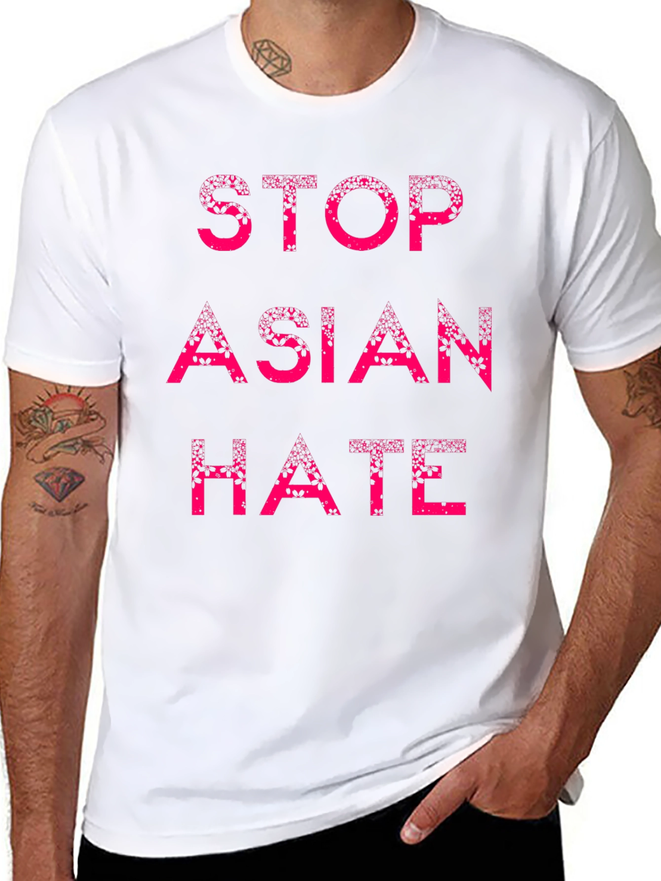 Stop Asian Hate T-Shirt - Black