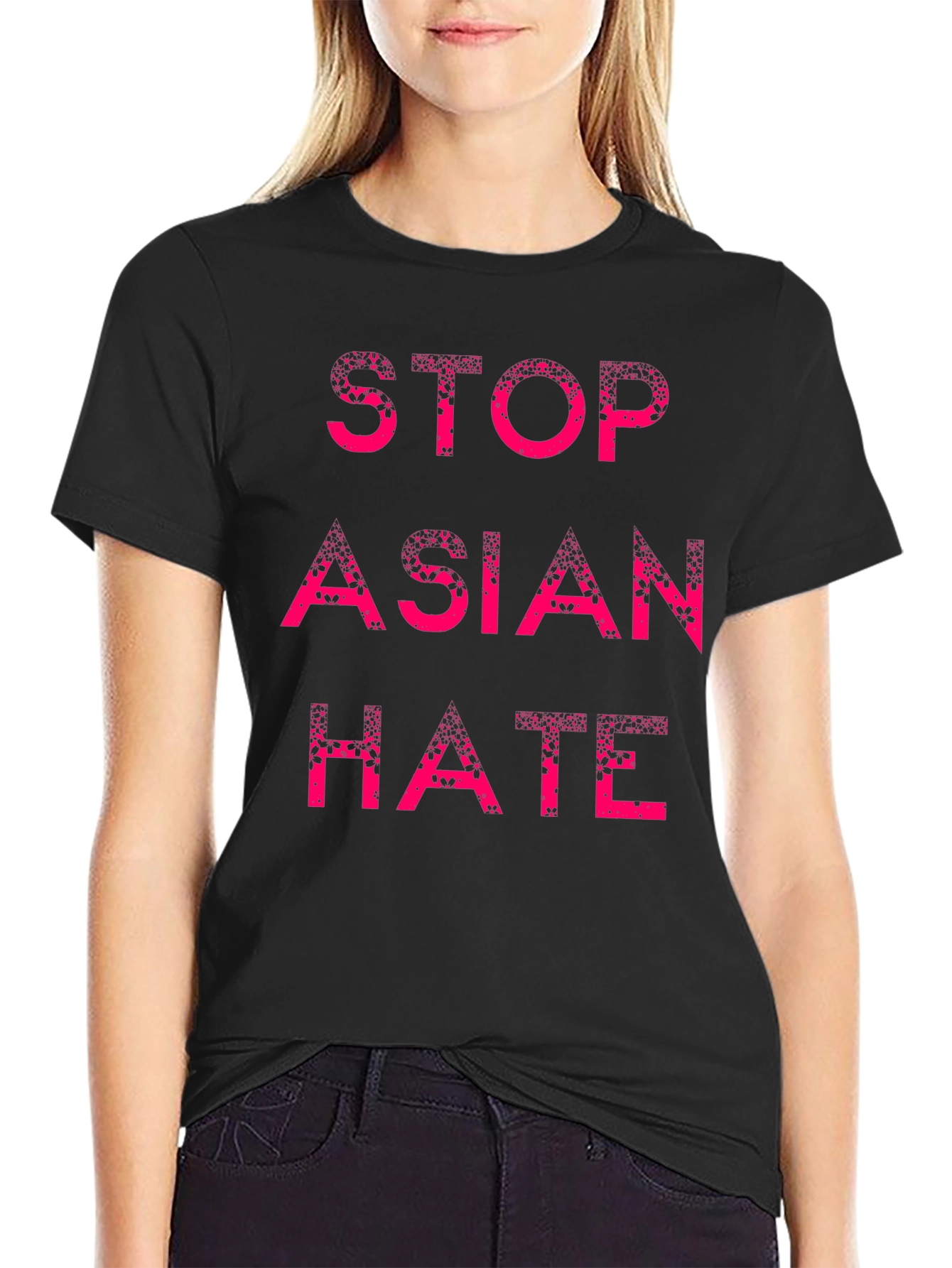 Stop Asian Hate T-Shirt - Black