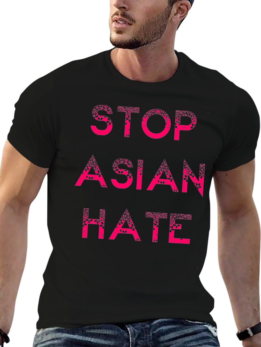 Stop Asian Hate T-Shirt - Black