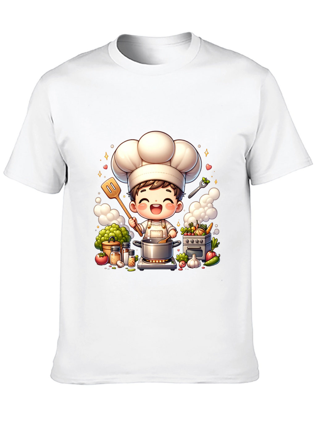 Chef Cartoon Graphic Tee