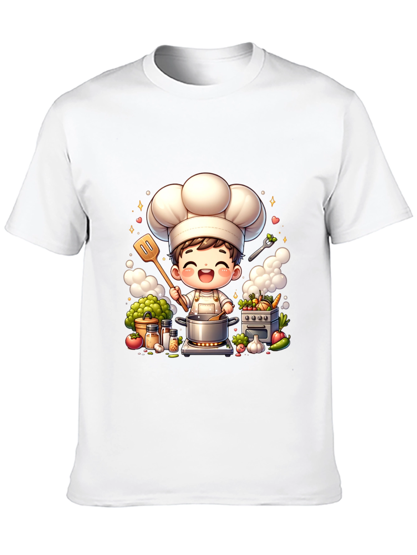 Chef Cartoon Graphic Tee