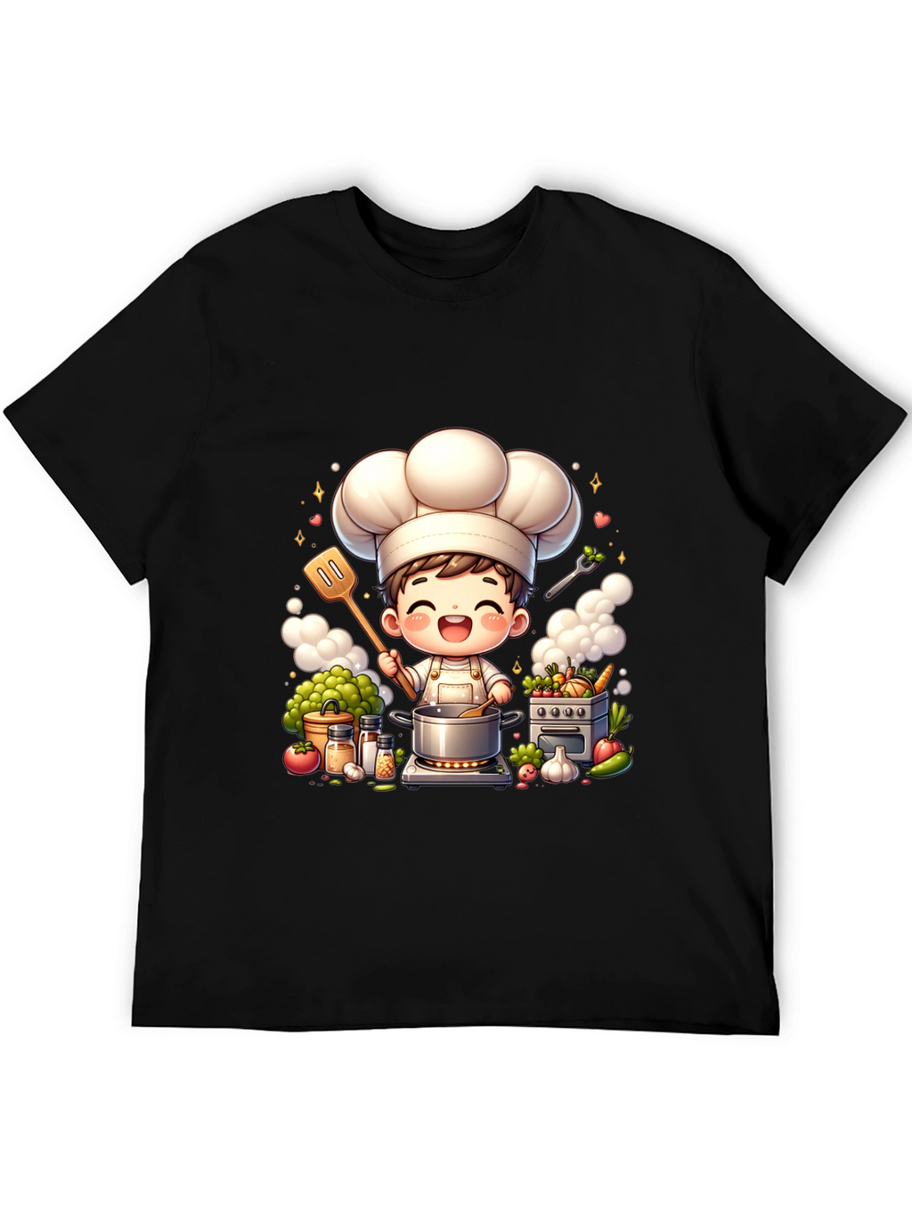 Chef Cartoon Graphic Tee