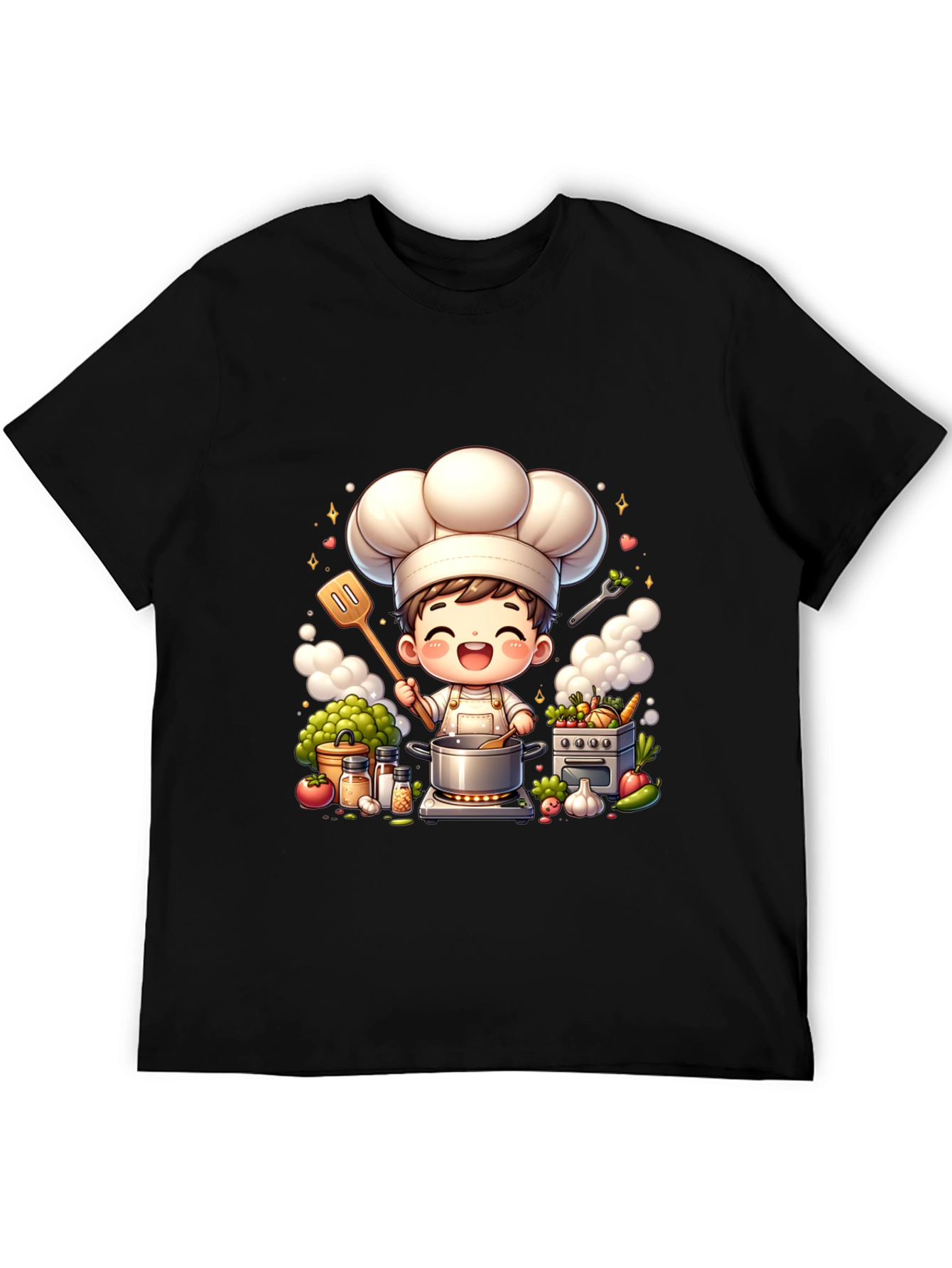 Chef Cartoon Graphic Tee