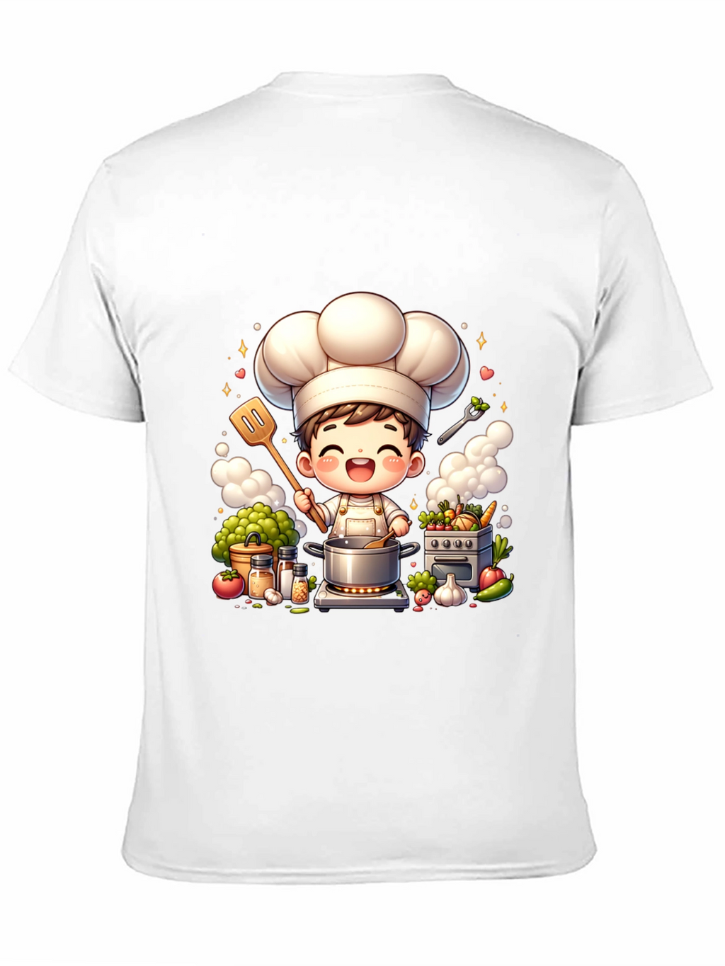 Chef Cartoon Graphic Tee