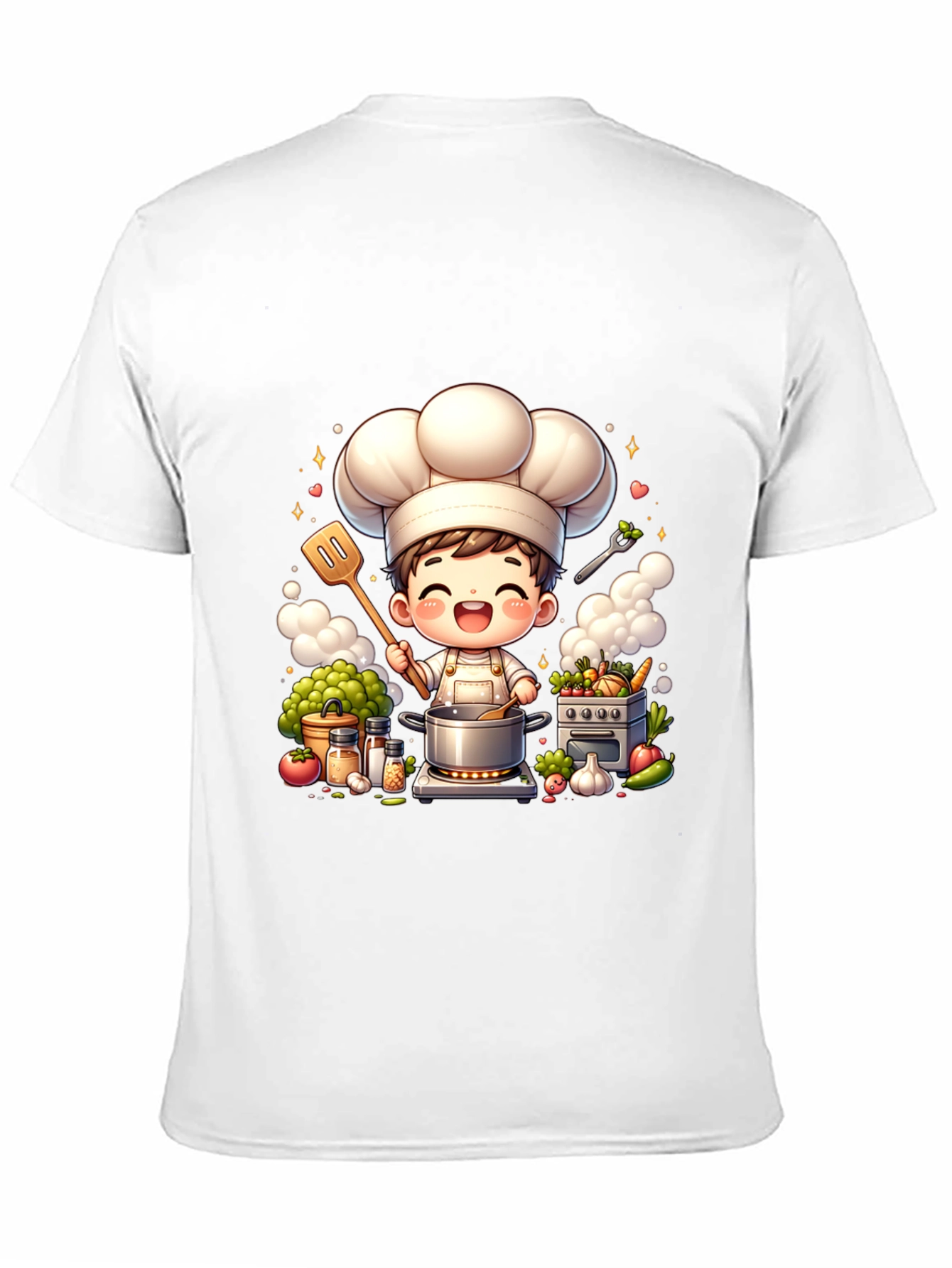 Chef Cartoon Graphic Tee