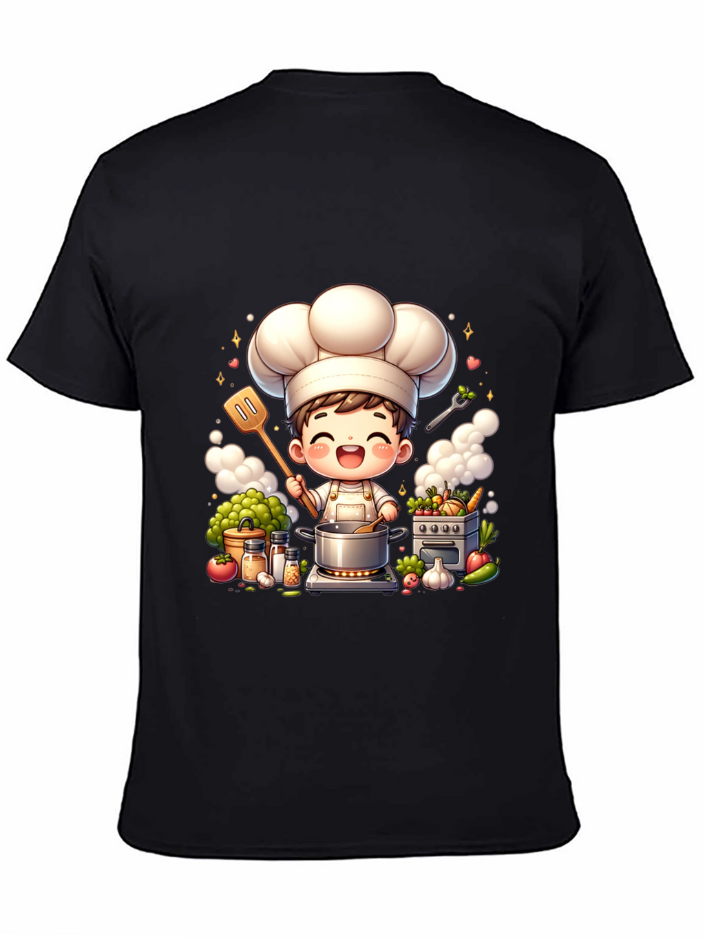 Chef Cartoon Graphic Tee