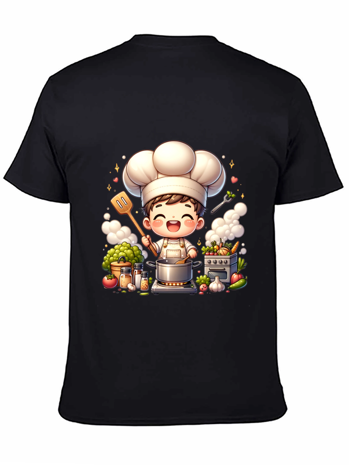 Chef Cartoon Graphic Tee