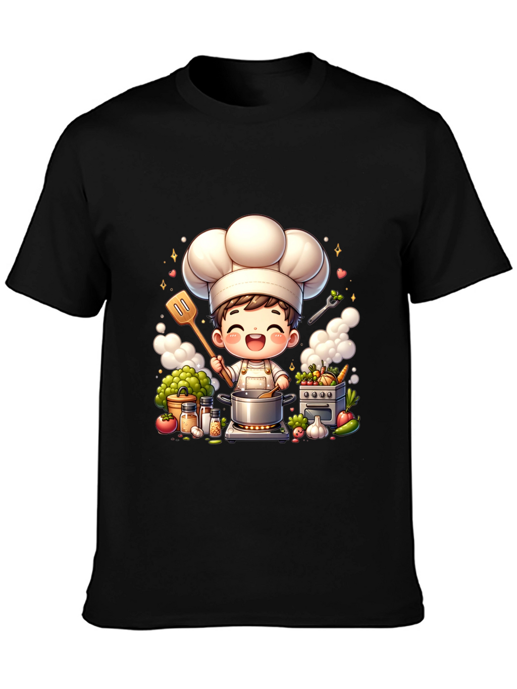 Chef Cartoon Graphic Tee