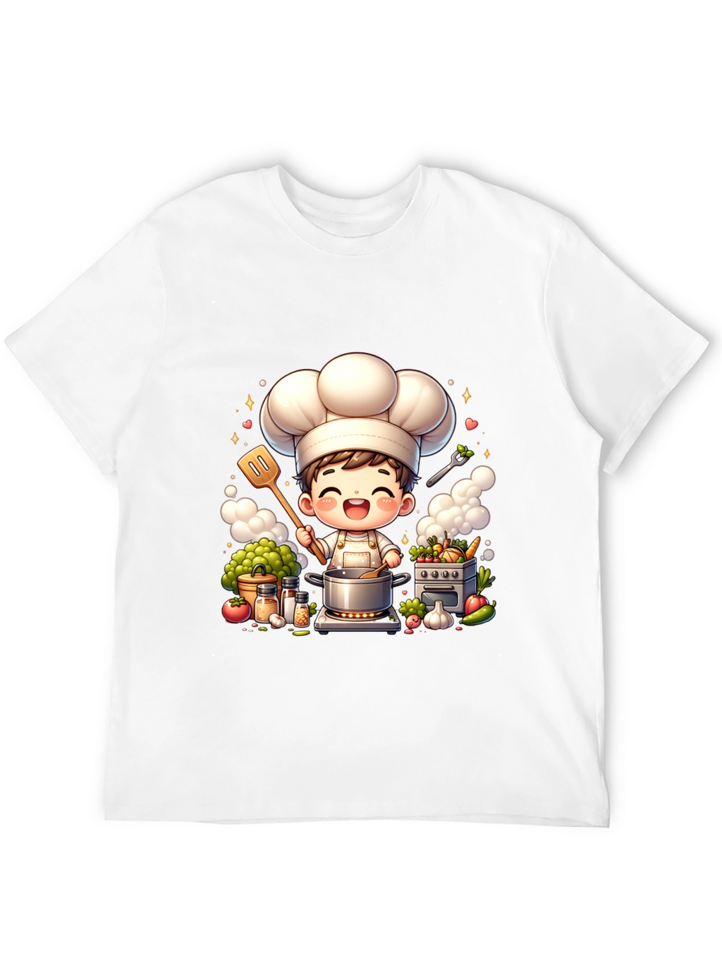 Chef Cartoon Graphic Tee