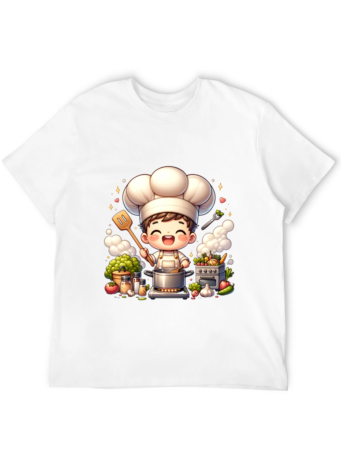 Chef Cartoon Graphic Tee