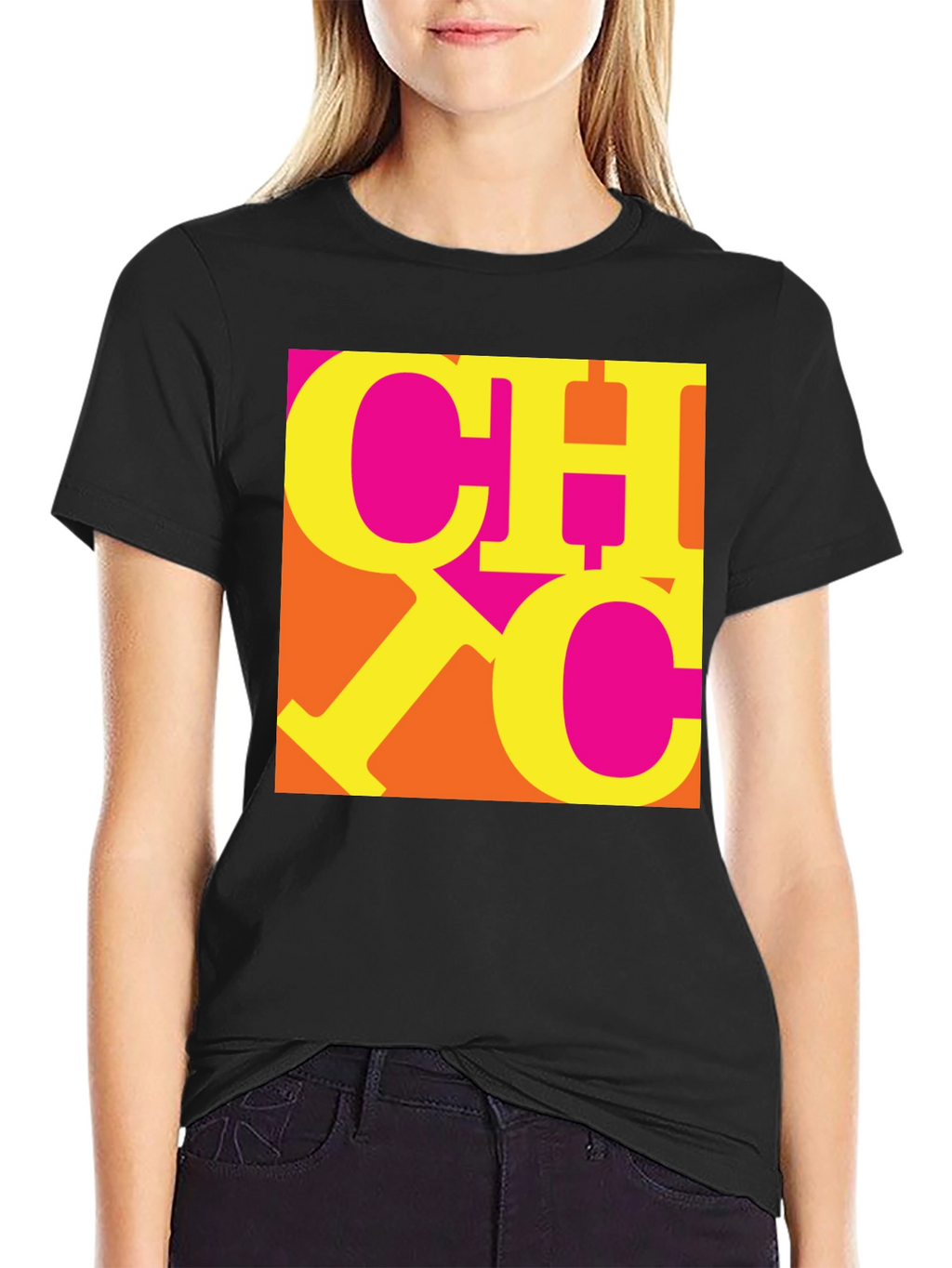Bold Graphic Tee - CHC Design Black T-Shirt