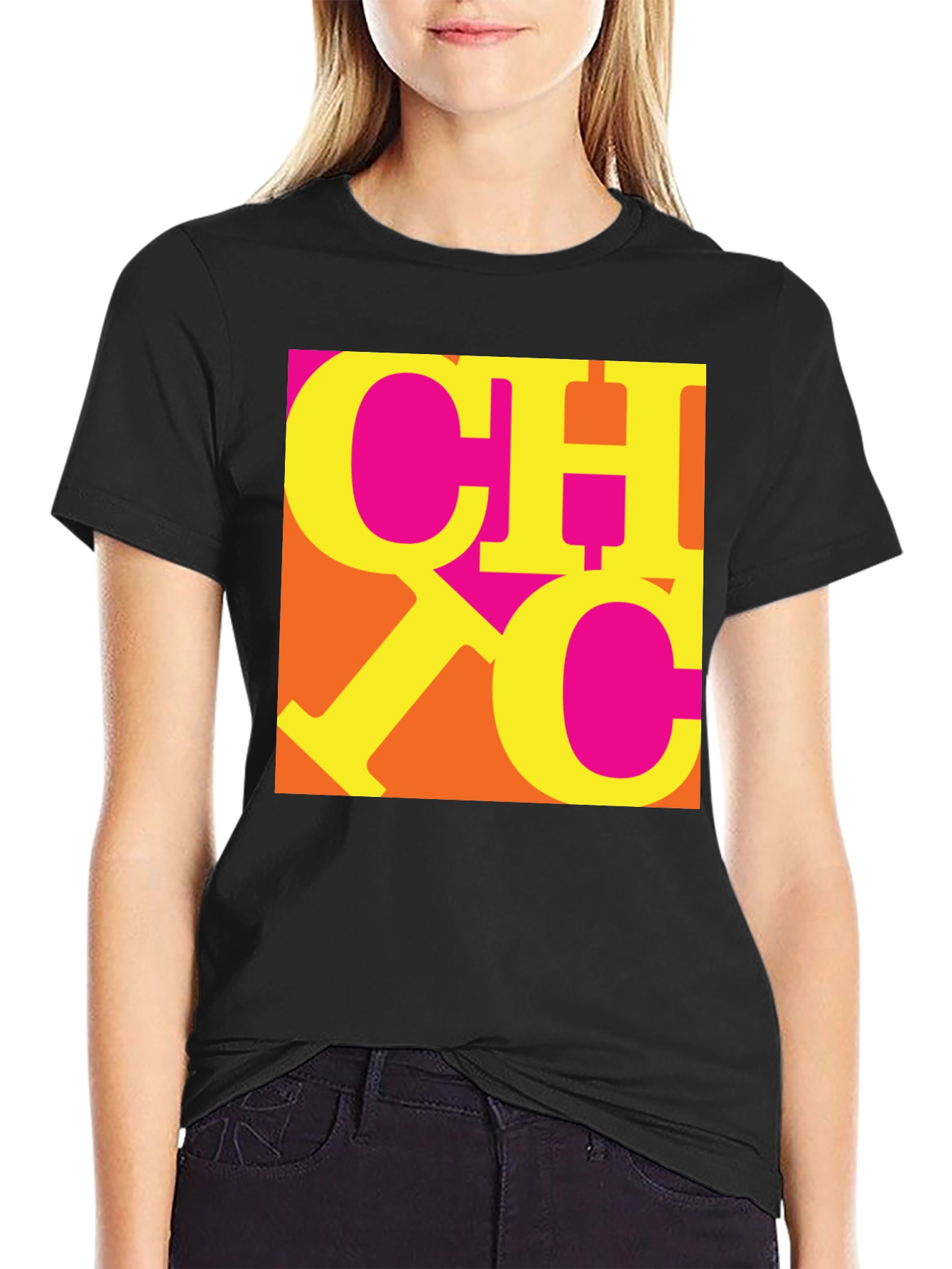 Bold Graphic Tee - CHC Design Black T-Shirt