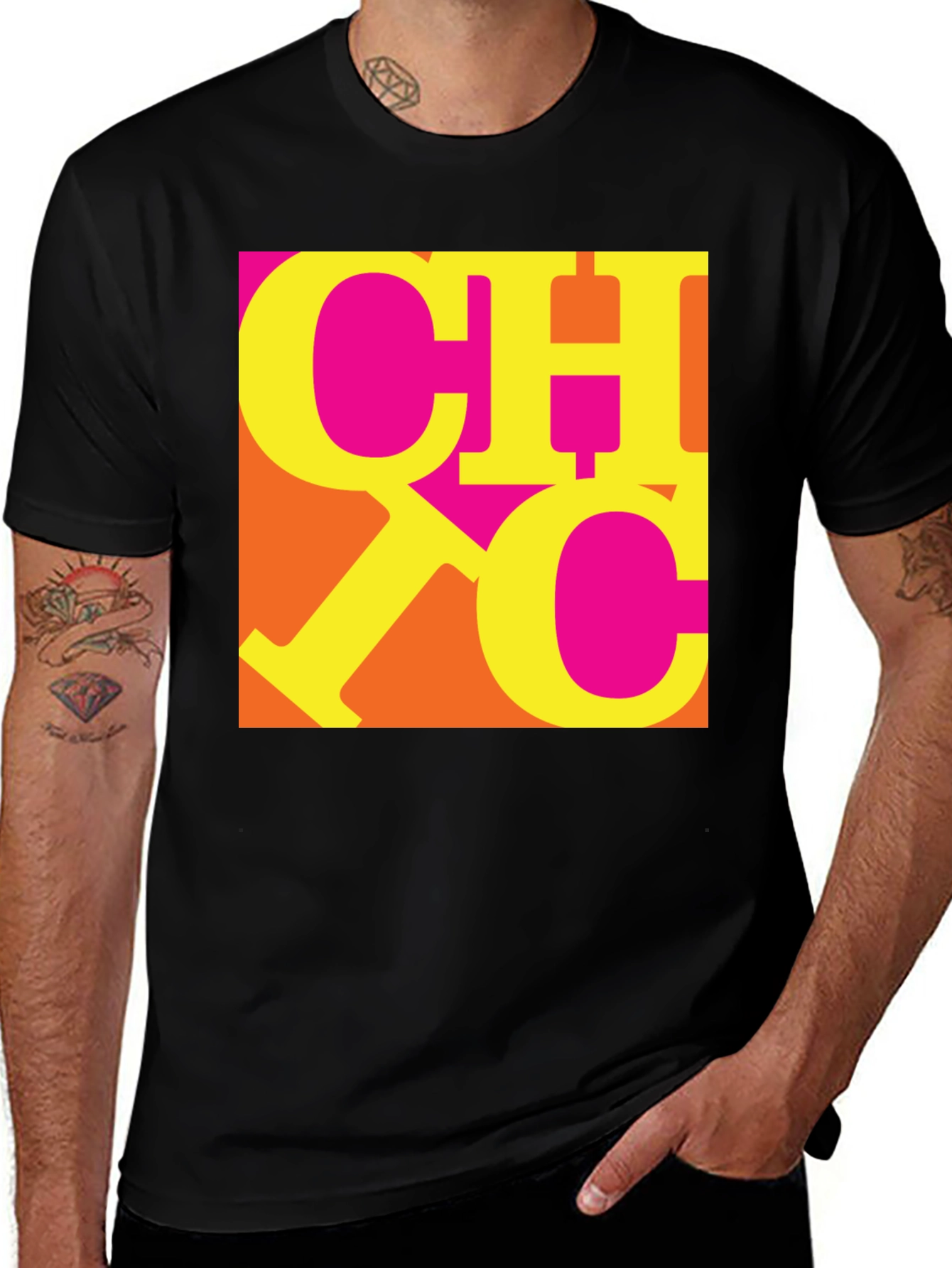 Bold Graphic Tee - CHC Design Black T-Shirt