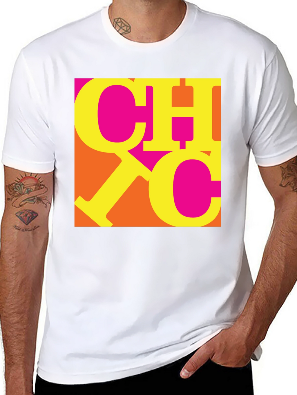 Bold Graphic Tee - CHC Design Black T-Shirt
