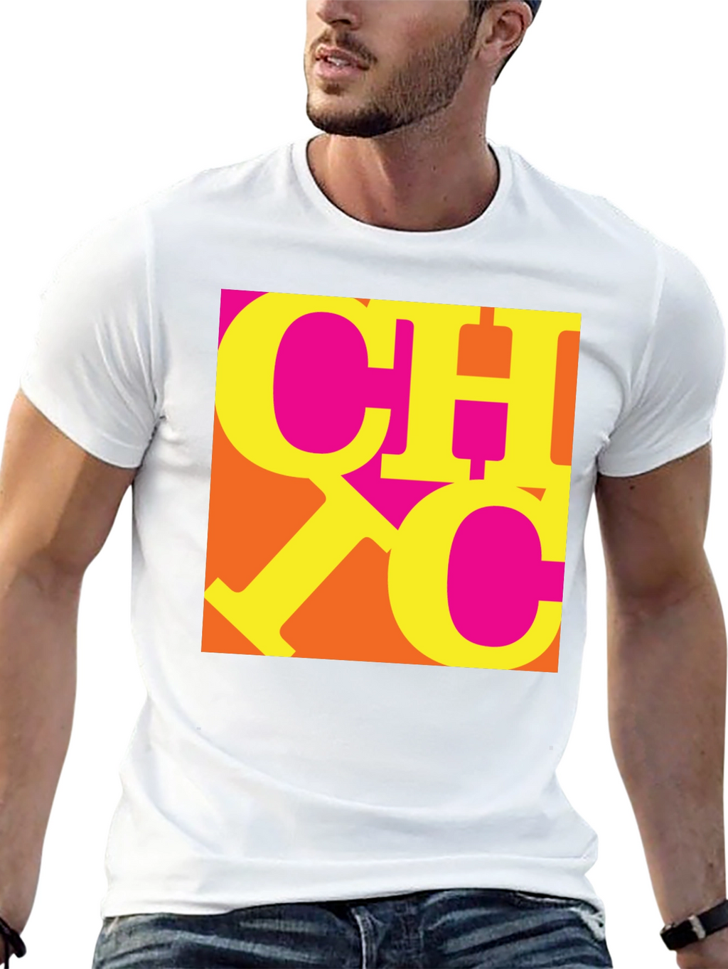 Bold Graphic Tee - CHC Design Black T-Shirt