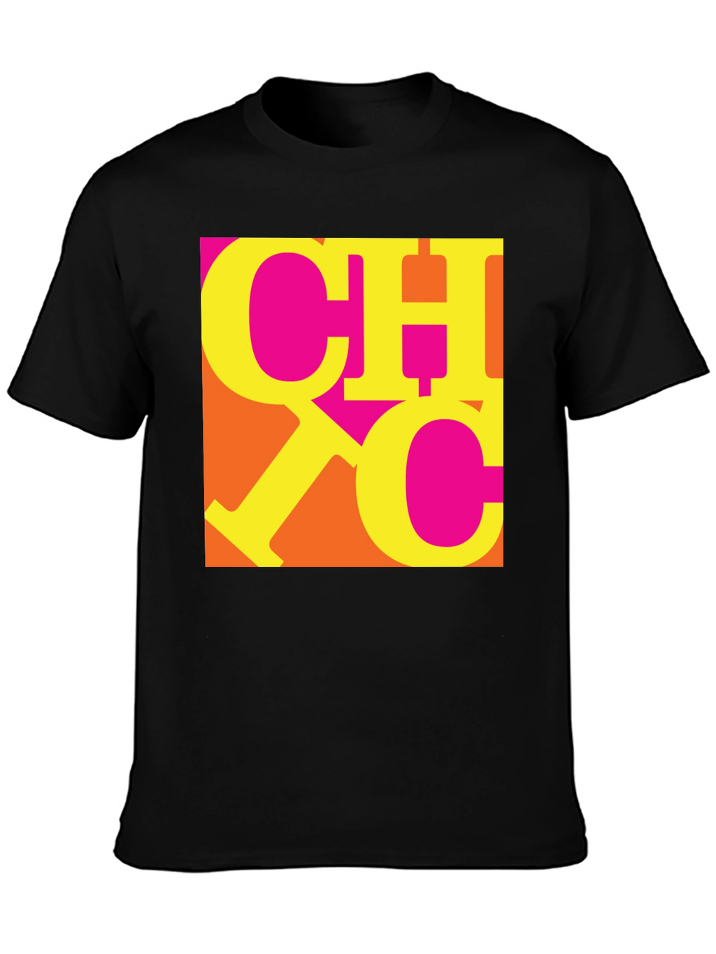 Bold Graphic Tee - CHC Design Black T-Shirt