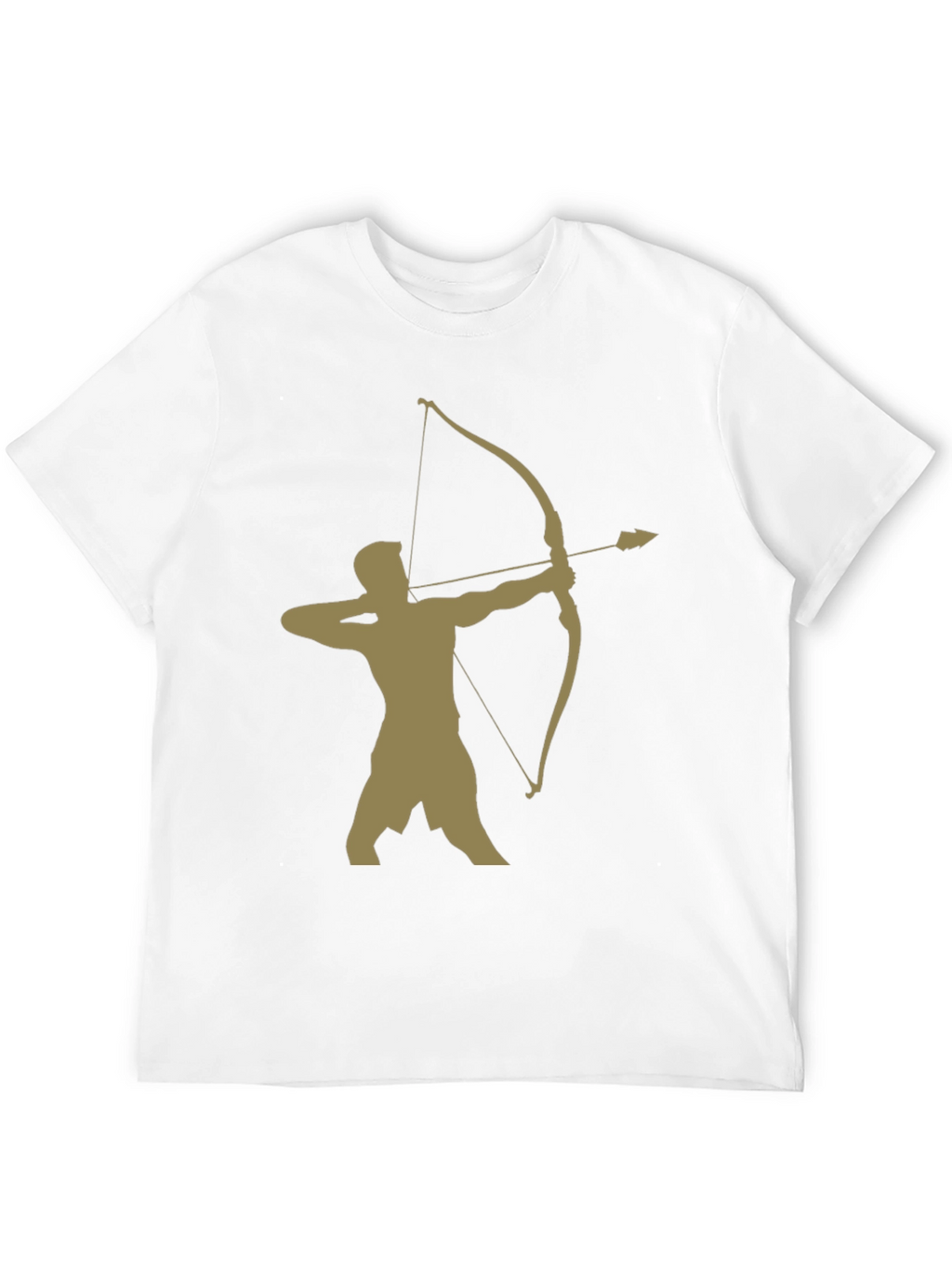 Archer Graphic Tee - Black Cotton Blend Casual Wear
