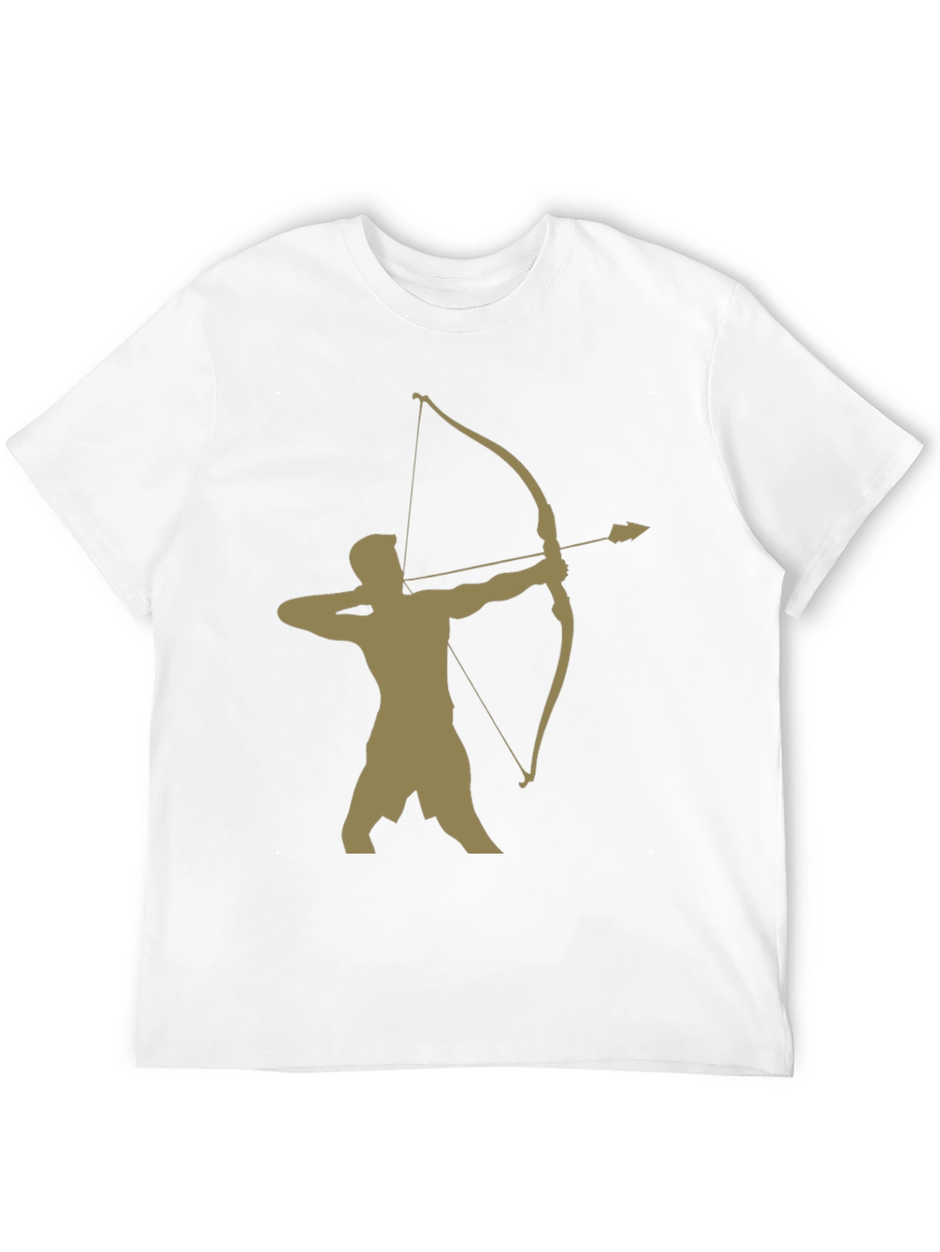 Archer Graphic Tee - Black Cotton Blend Casual Wear