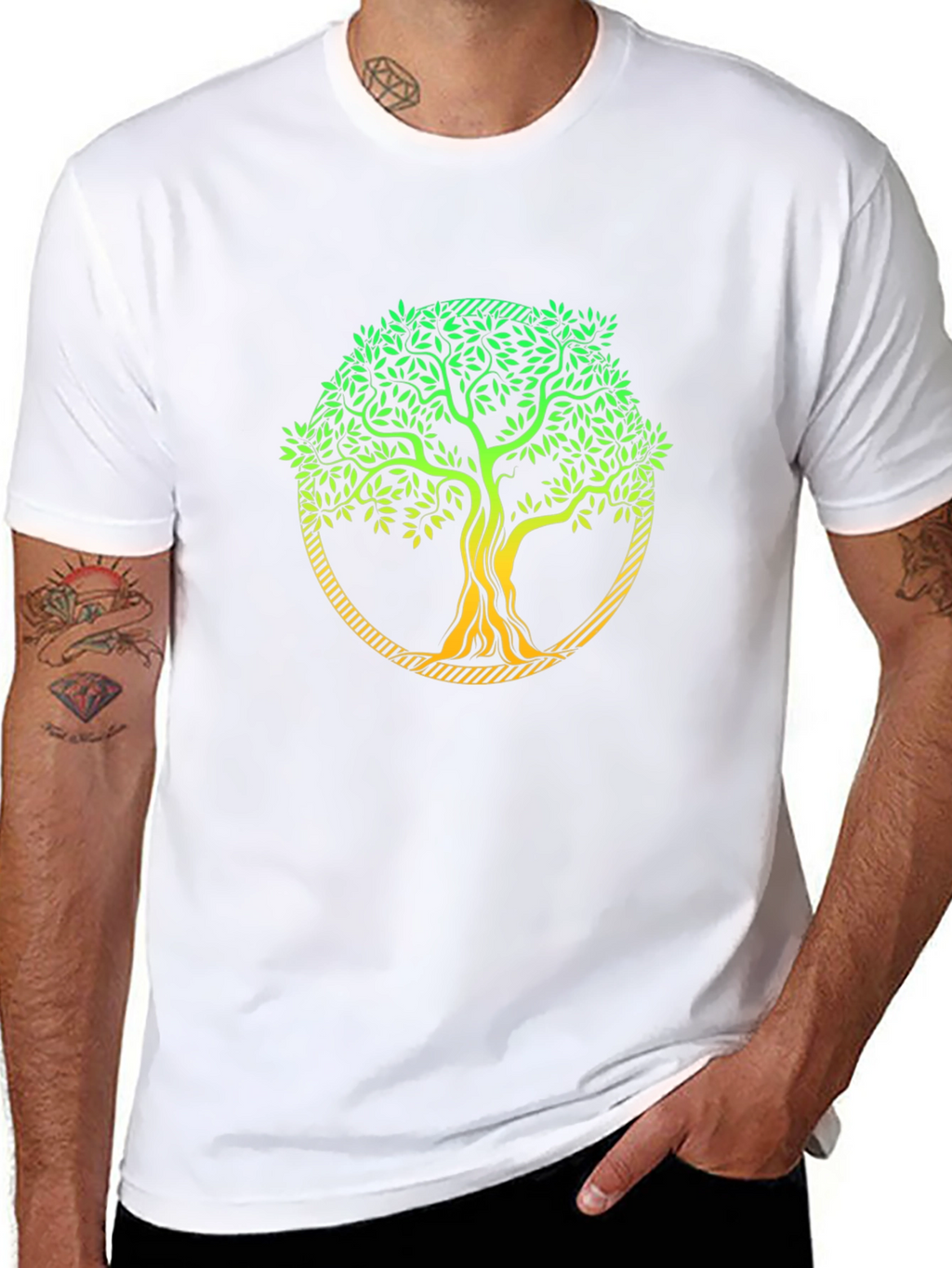 Tree of Life Graphic Tee - Stylish Black T-Shirt