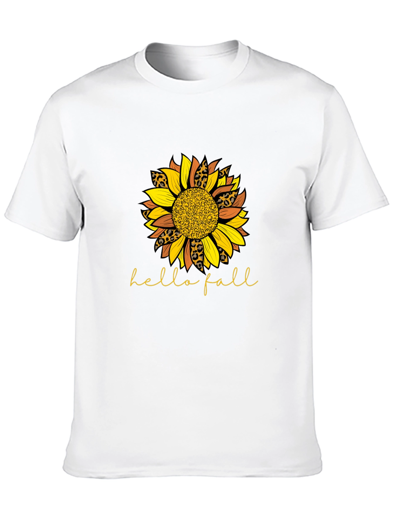 Hello Fall Sunflower Graphic Tee