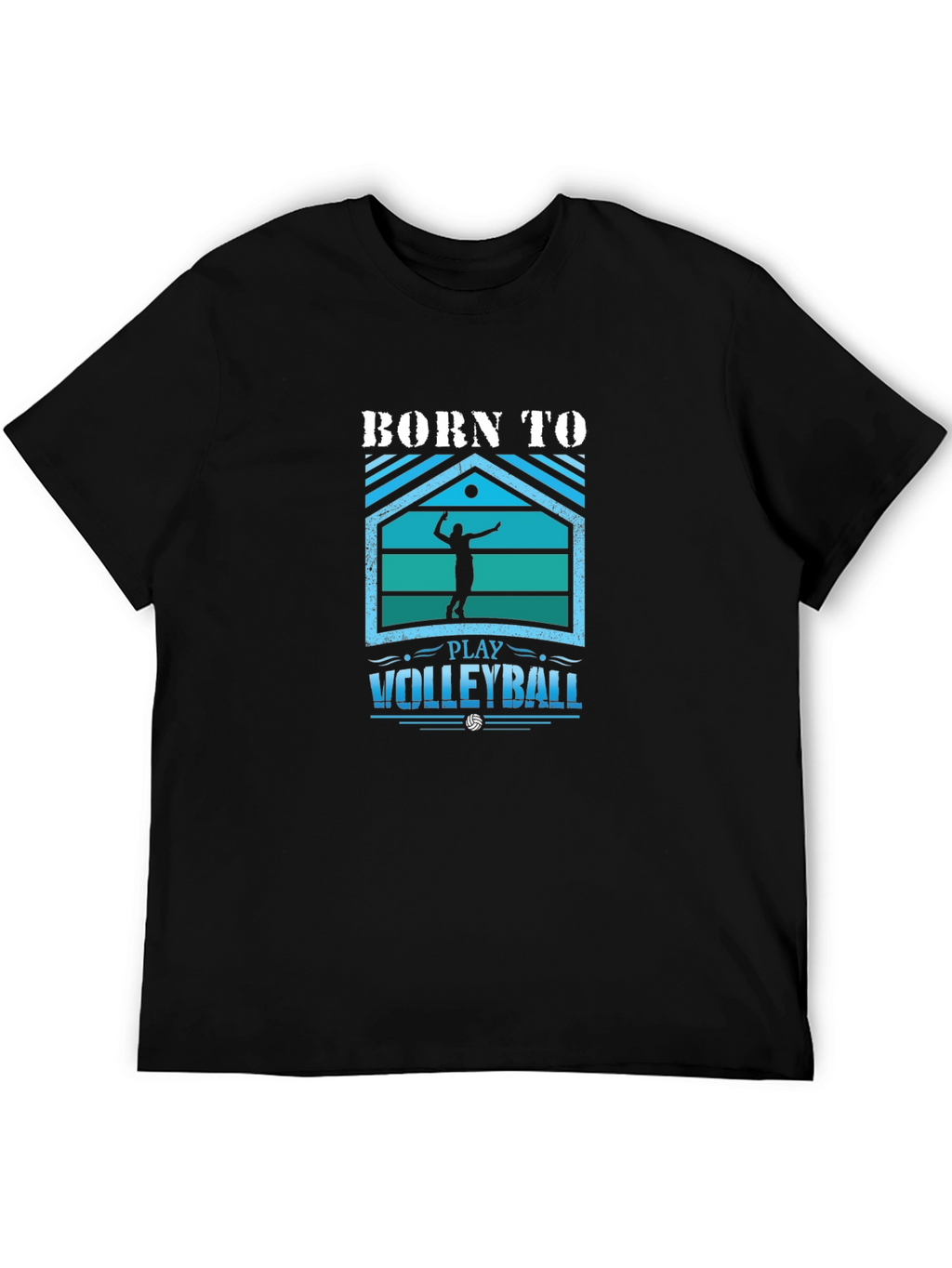 Born to Play Volleyball Graphic T-Shirt