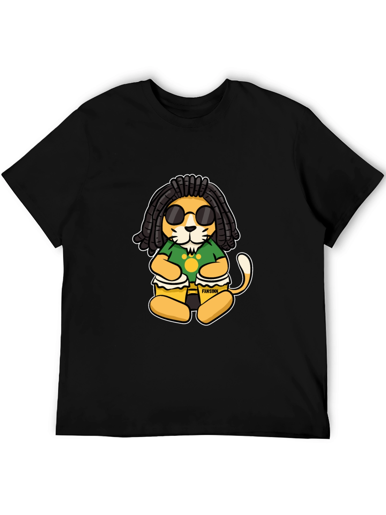 Rasta Lion Graphic T-Shirt - Reggae Vibe