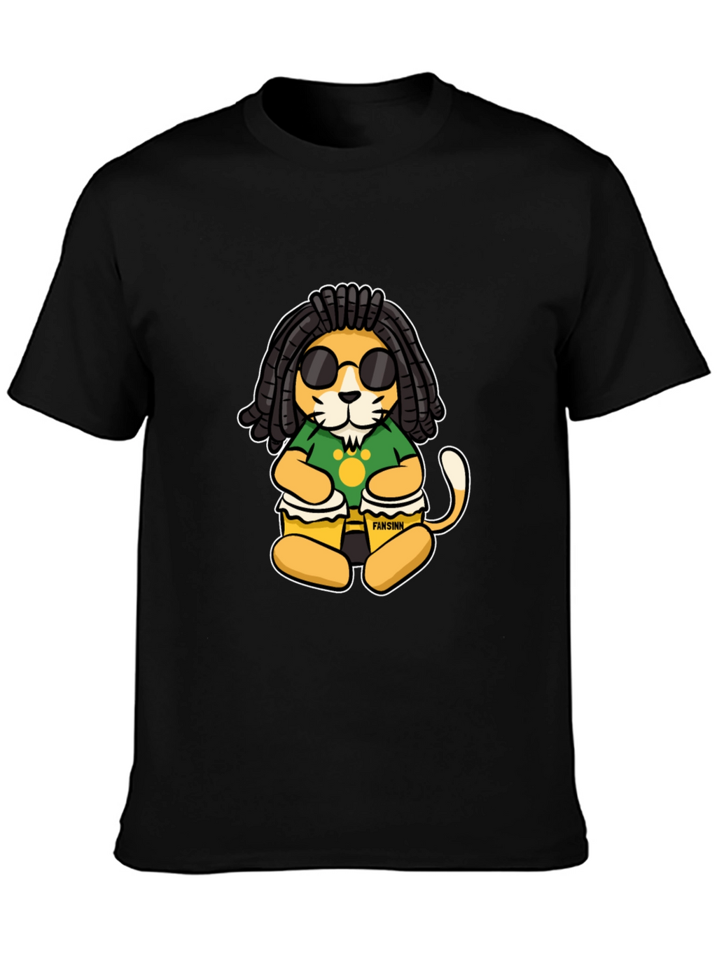 Rasta Lion Graphic T-Shirt - Reggae Vibe
