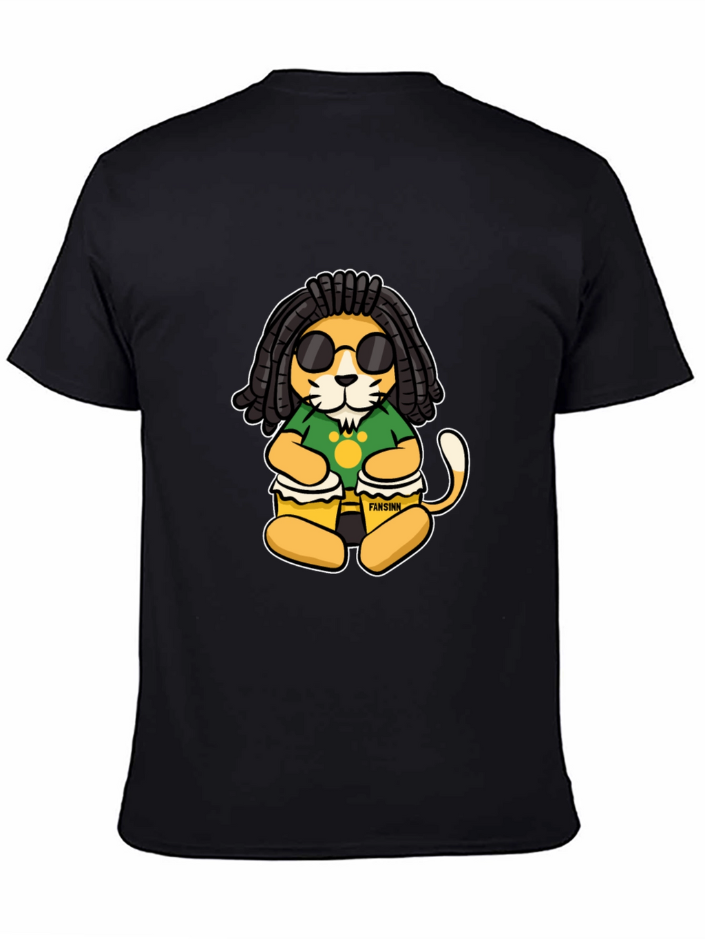 Rasta Lion Graphic T-Shirt - Reggae Vibe