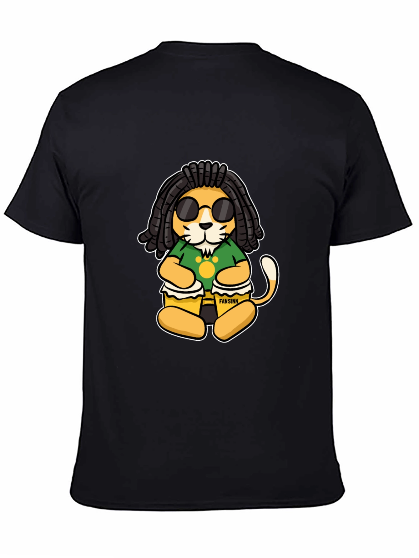 Rasta Lion Graphic T-Shirt - Reggae Vibe