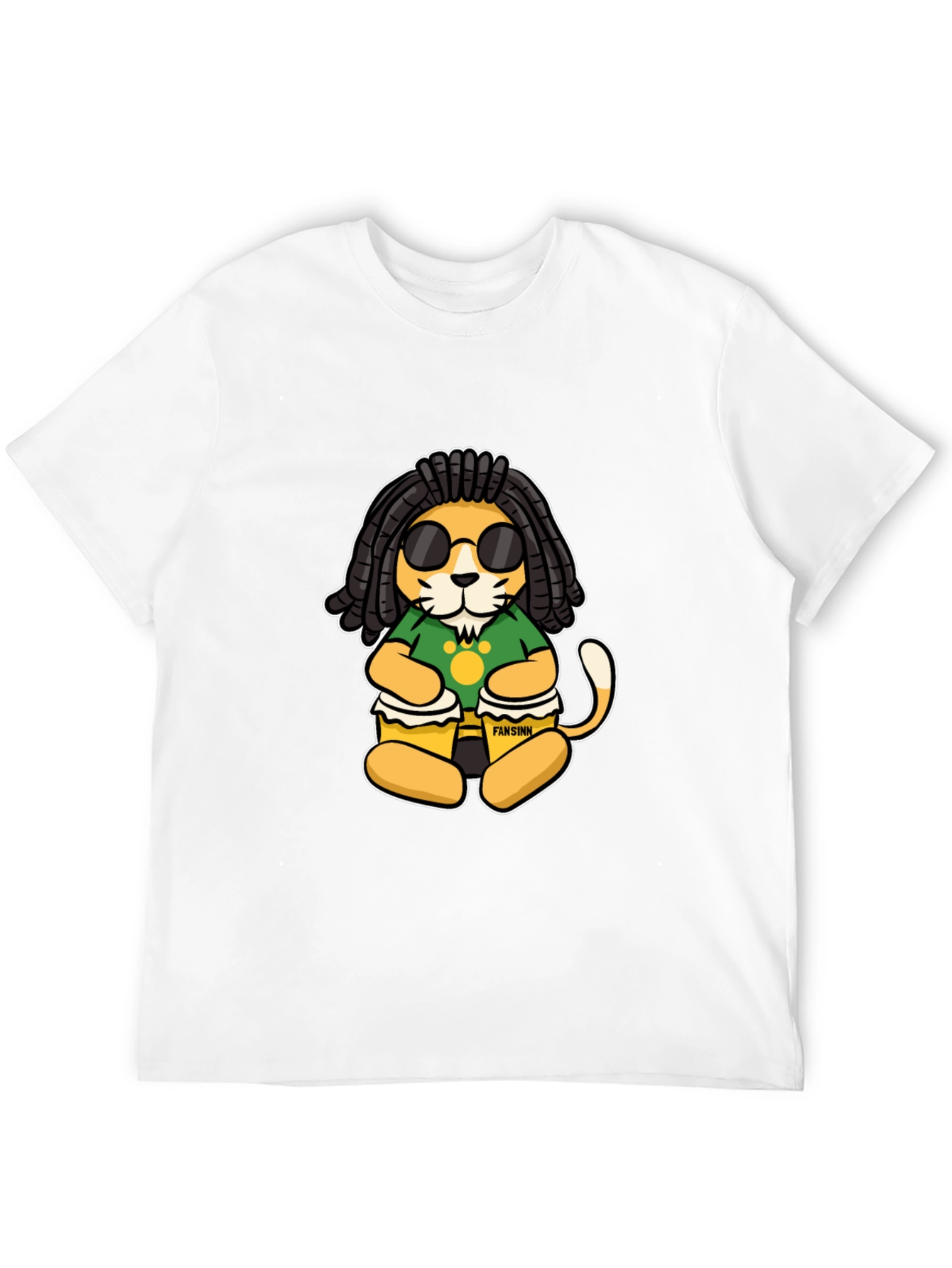 Rasta Lion Graphic T-Shirt - Reggae Vibe