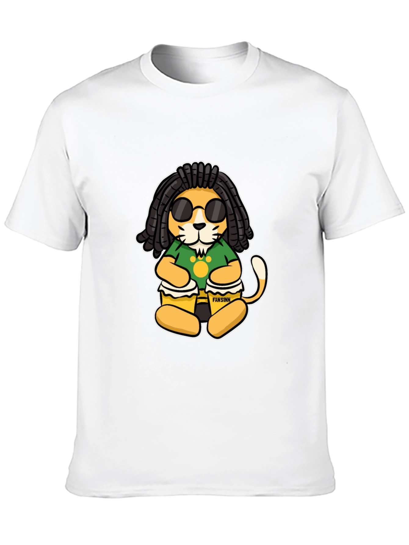 Rasta Lion Graphic T-Shirt - Reggae Vibe