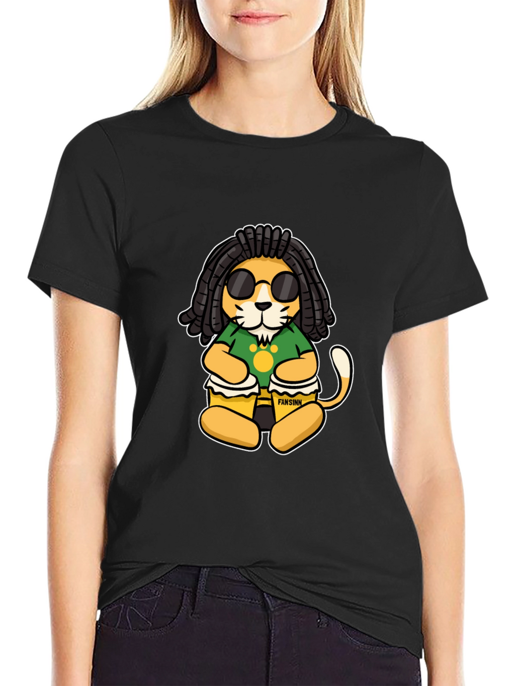 Rasta Lion Graphic T-Shirt - Reggae Vibe