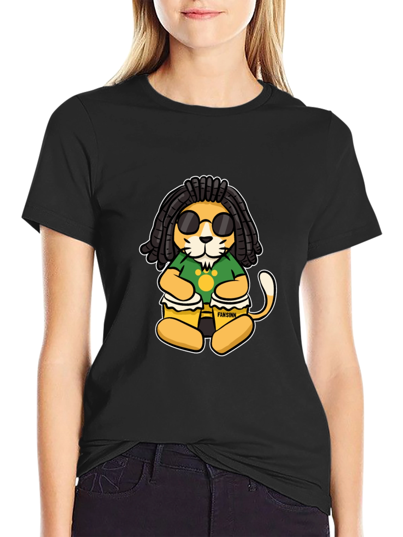 Rasta Lion Graphic T-Shirt - Reggae Vibe