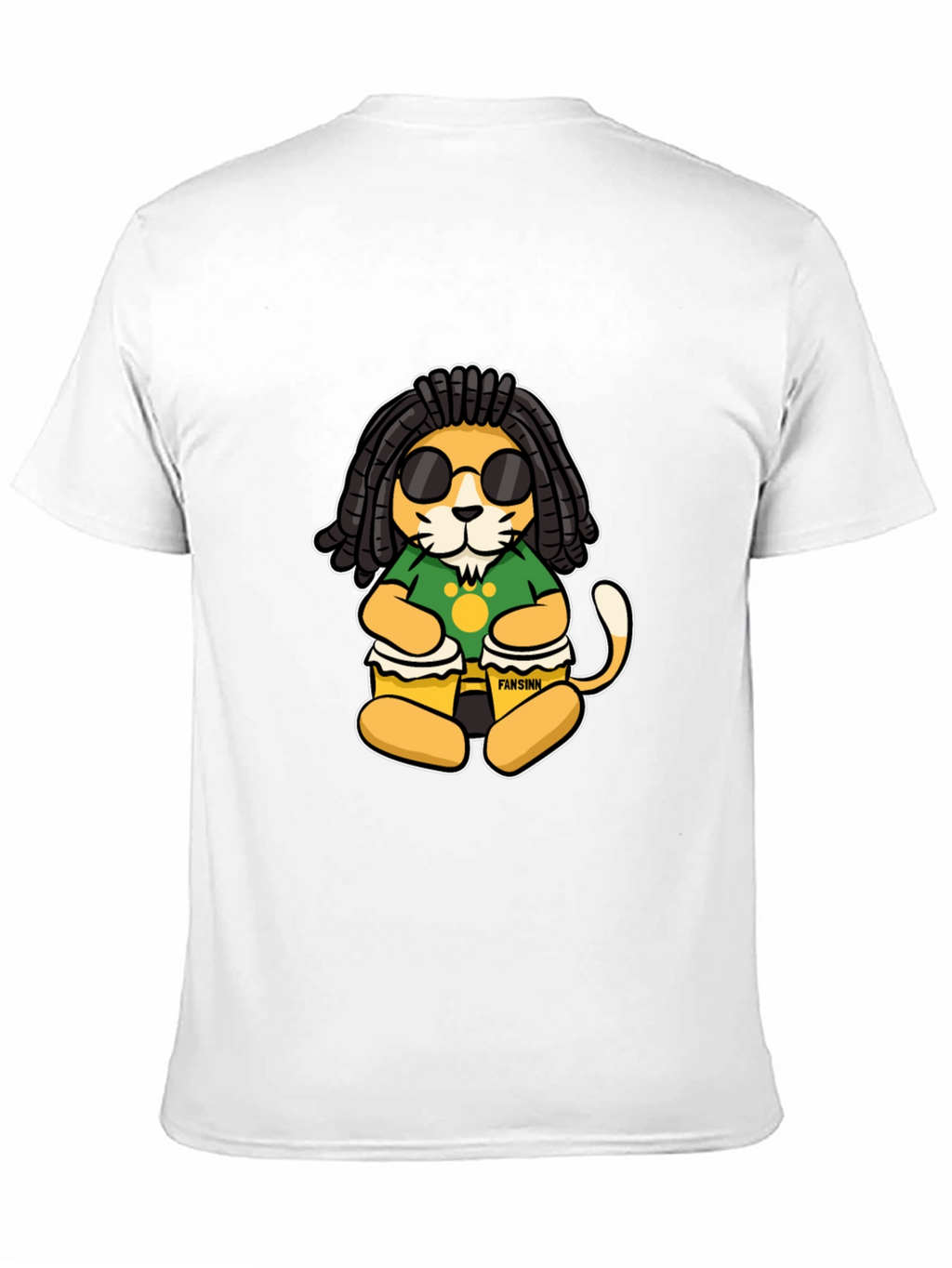 Rasta Lion Graphic T-Shirt - Reggae Vibe