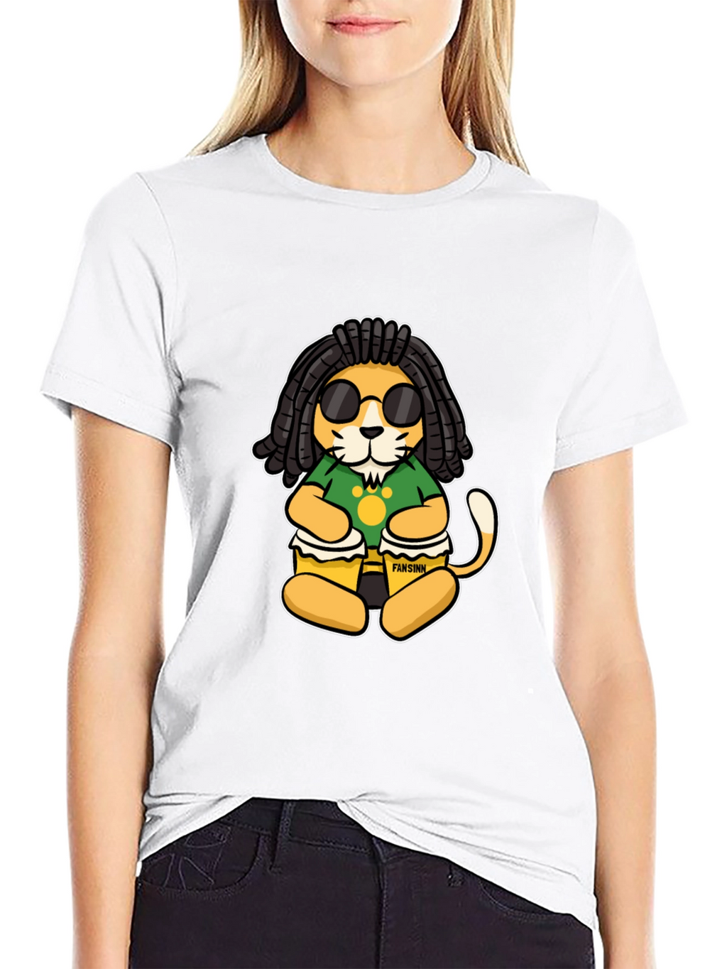 Rasta Lion Graphic T-Shirt - Reggae Vibe