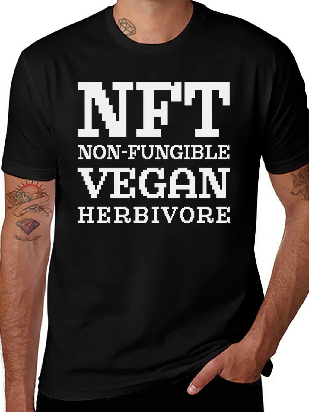 NFT Vegan Herbivore T-Shirt - Funny Crypto Tee