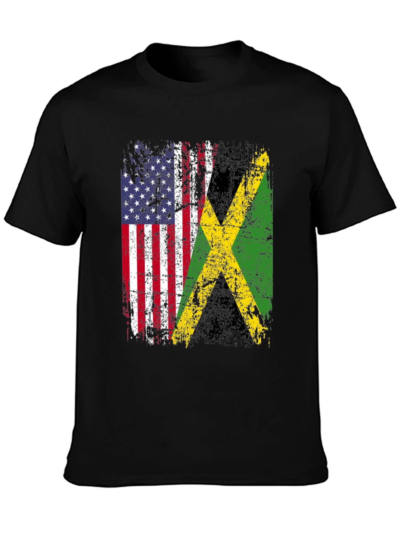 USA Jamaica Flag T-Shirt