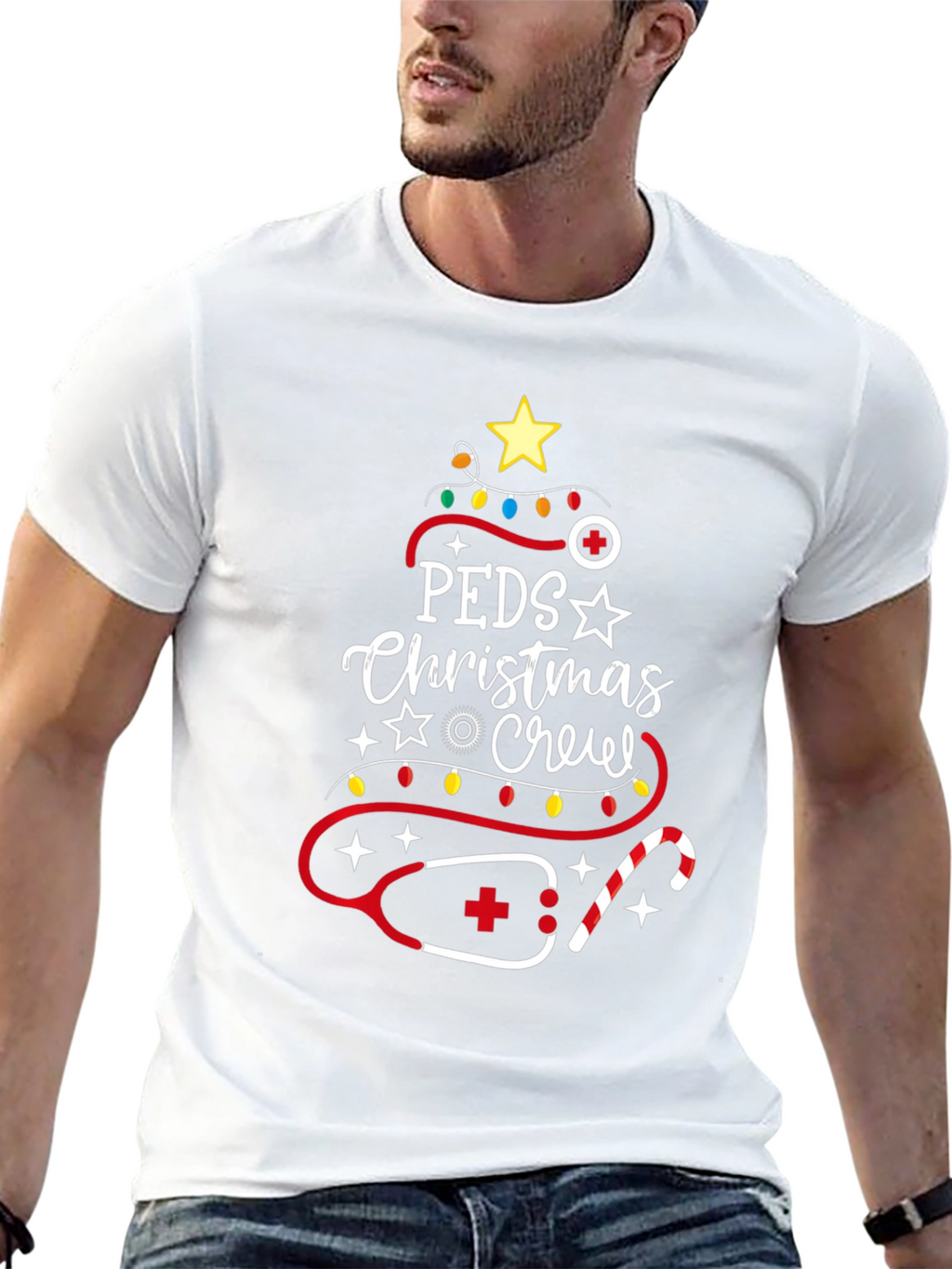 Peds Christmas Crew Graphic T-Shirt