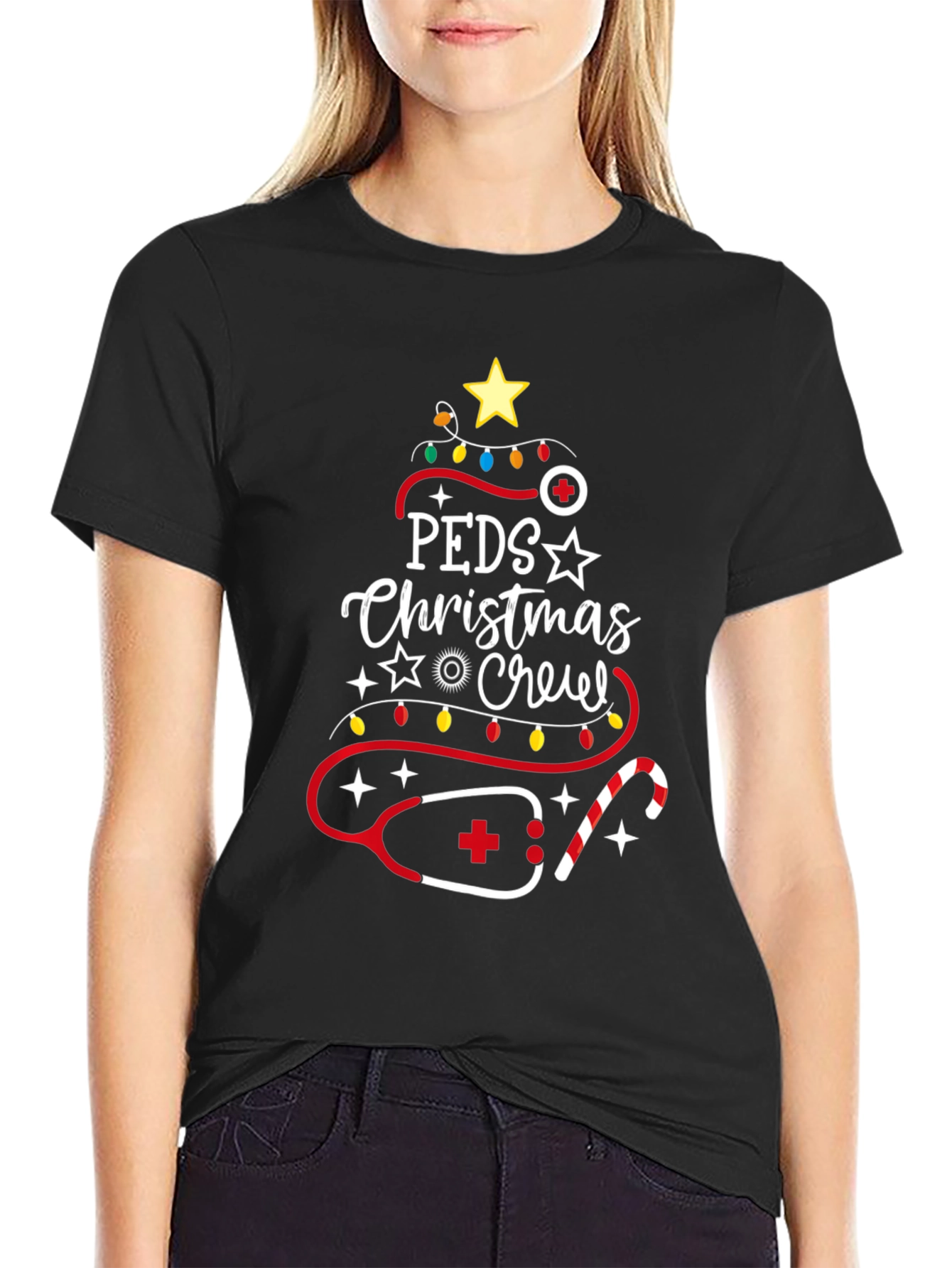 Peds Christmas Crew Graphic T-Shirt