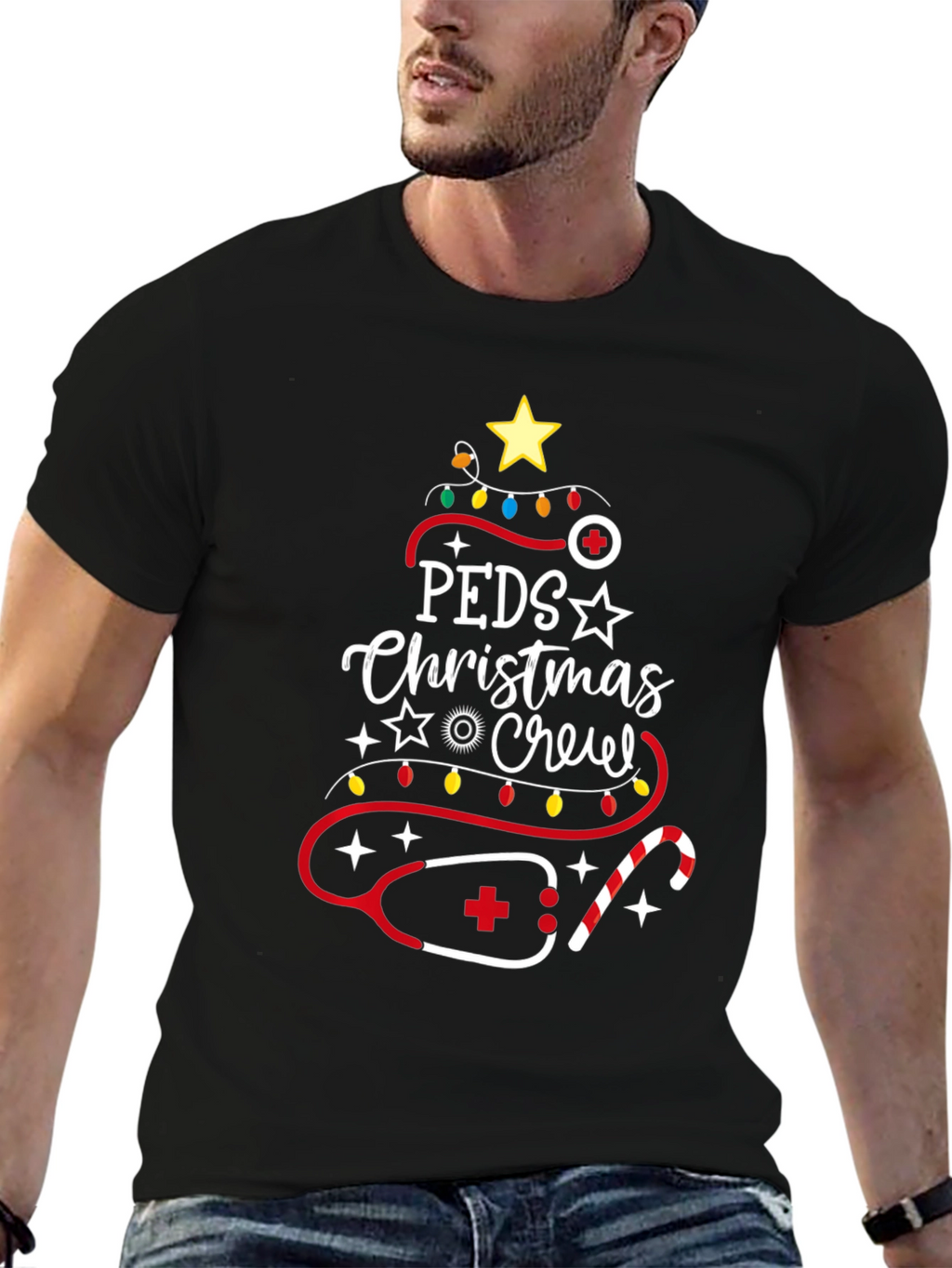 Peds Christmas Crew Graphic T-Shirt